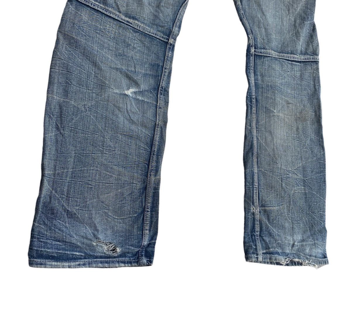 Seditionaries × Vintage Vtg Oversize Distressed Dominate Double Waist Denim Pants Size US 40 / EU 56 - 12 Thumbnail