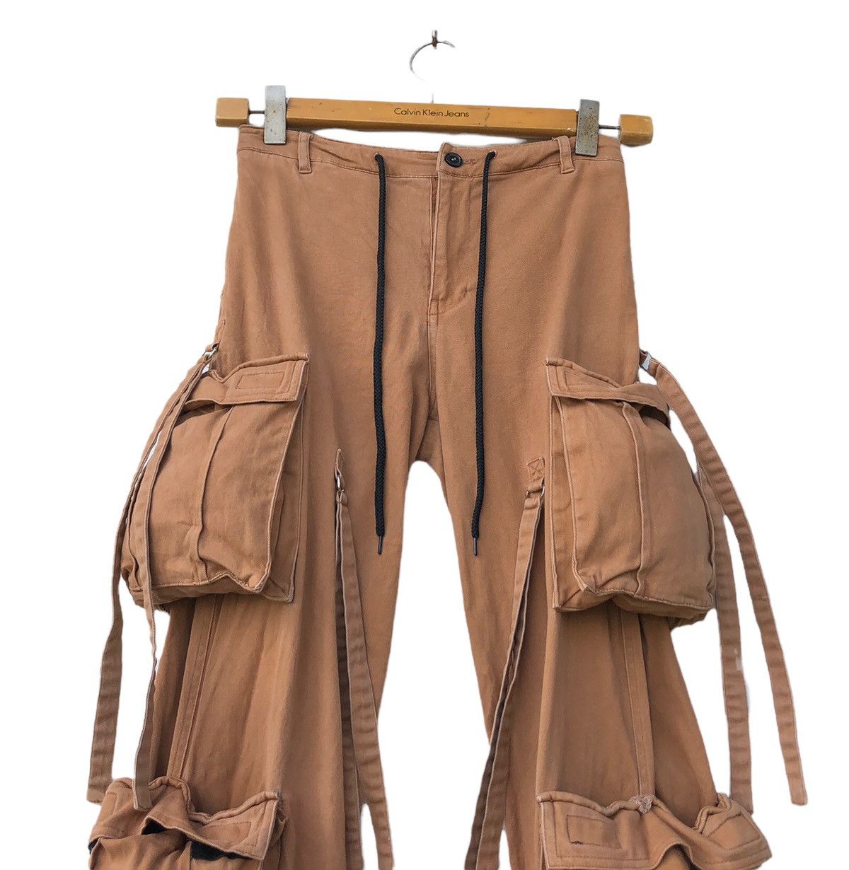 Japanese Brand 🔥Japanese Fashion Nova Bondages Multi pocket Flare Pants 🔥 Size US 27 - 3 Thumbnail