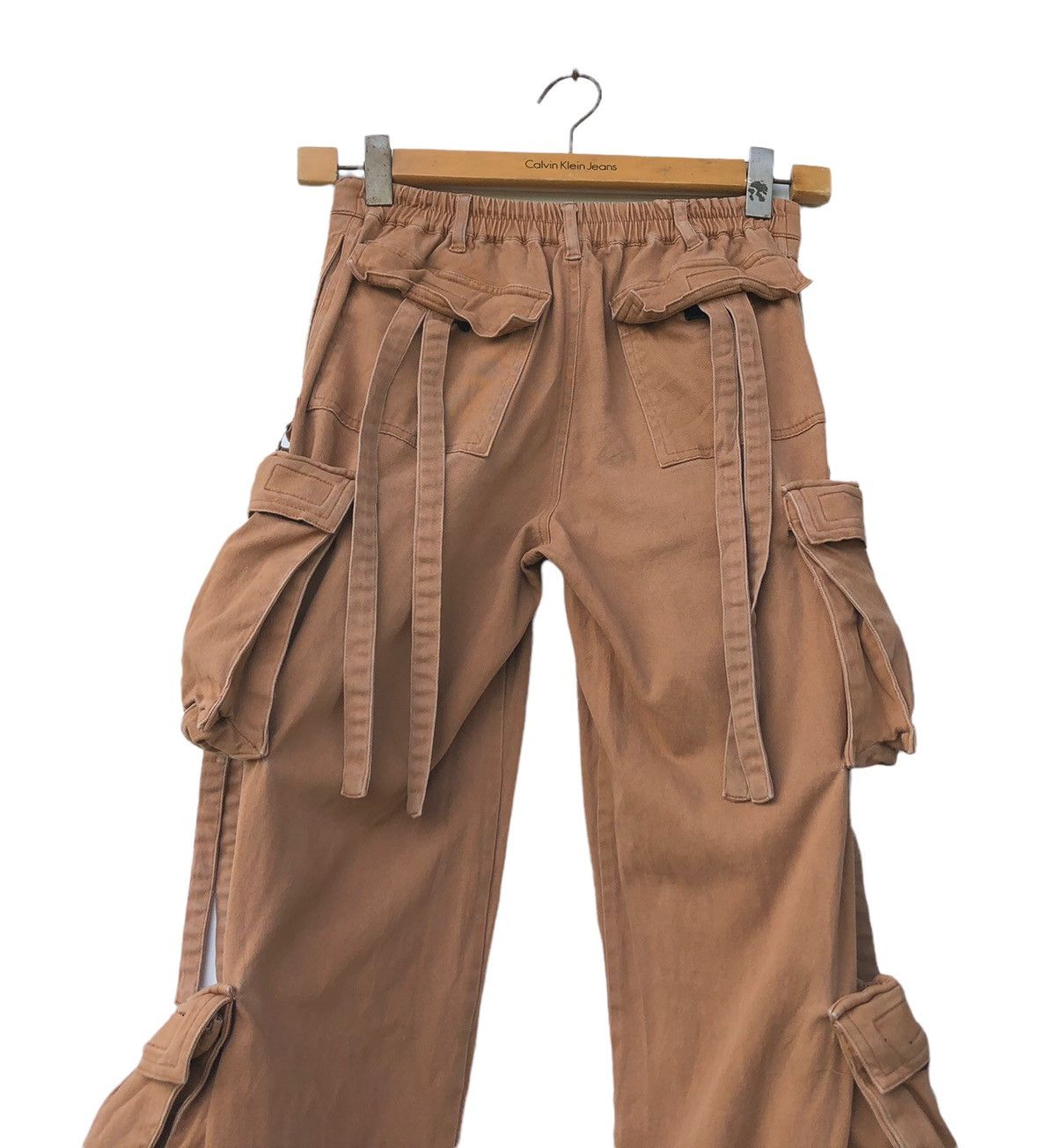 Japanese Brand 🔥Japanese Fashion Nova Bondages Multi pocket Flare Pants 🔥 Size US 27 - 5 Thumbnail