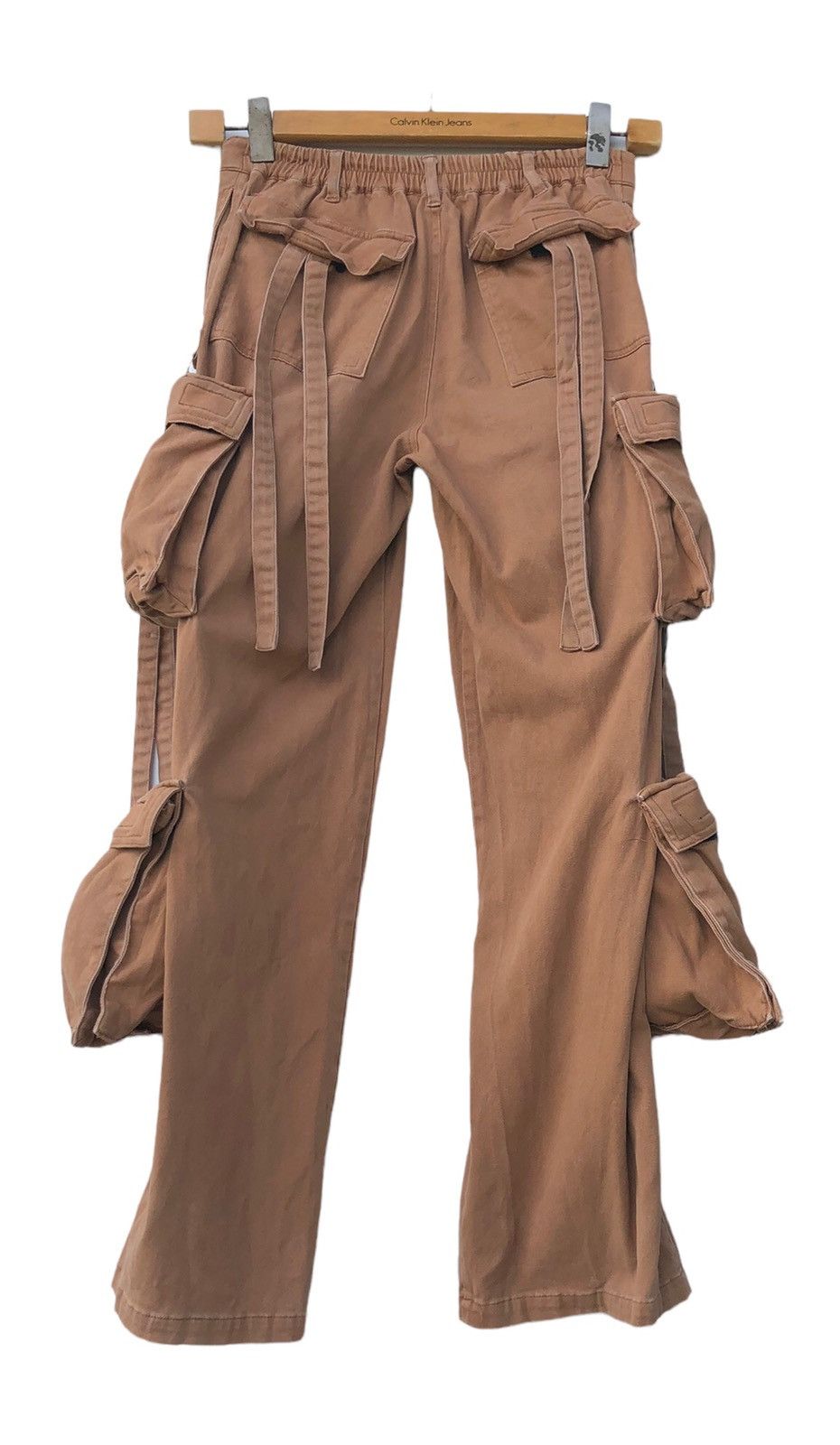 Japanese Brand 🔥Japanese Fashion Nova Bondages Multi pocket Flare Pants 🔥 Size US 27 - 2 Thumbnail