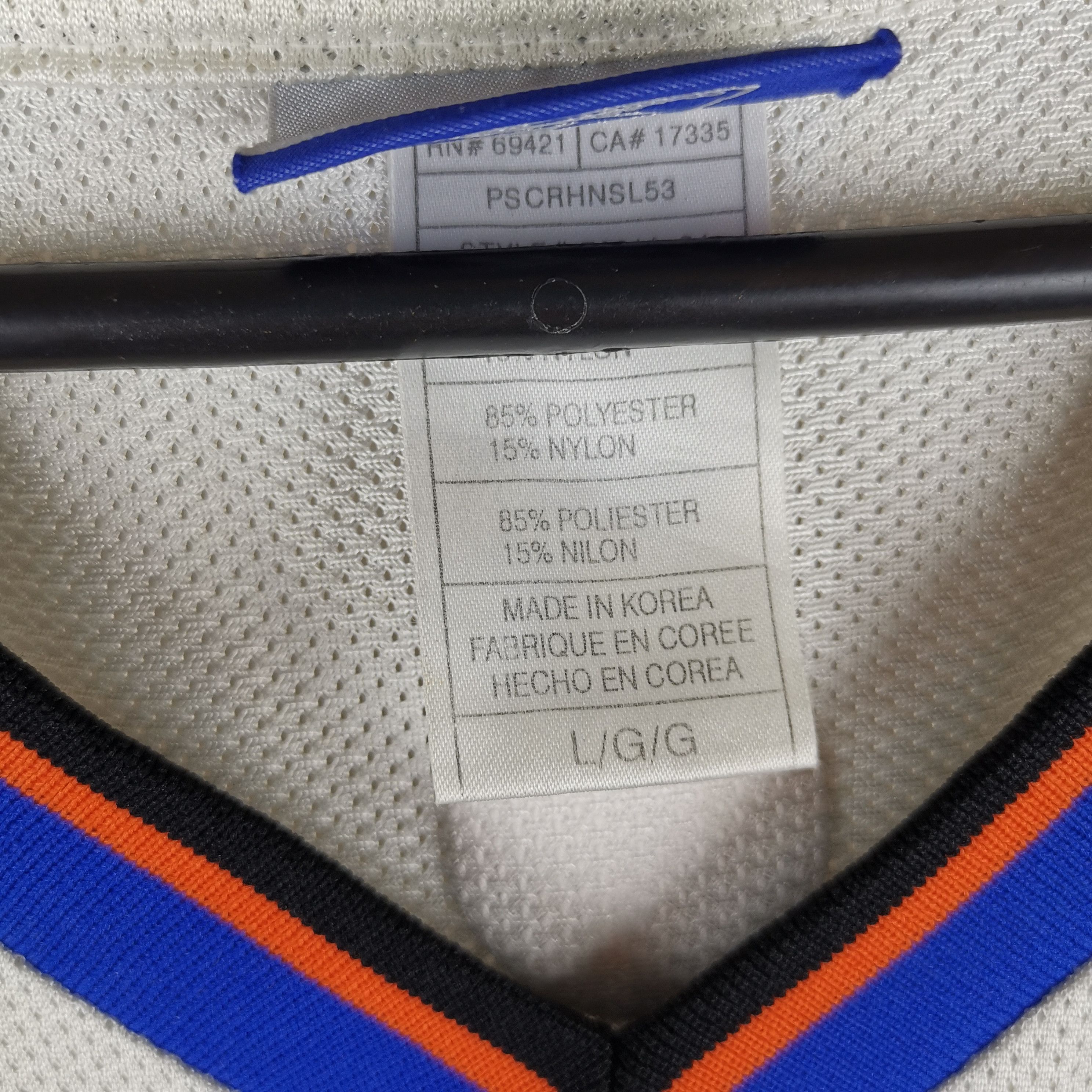 NBA Vintage Reebok New York Knicks #3 Marbury Basketball Jersey Size US L / EU 52-54 / 3 - 6 Thumbnail