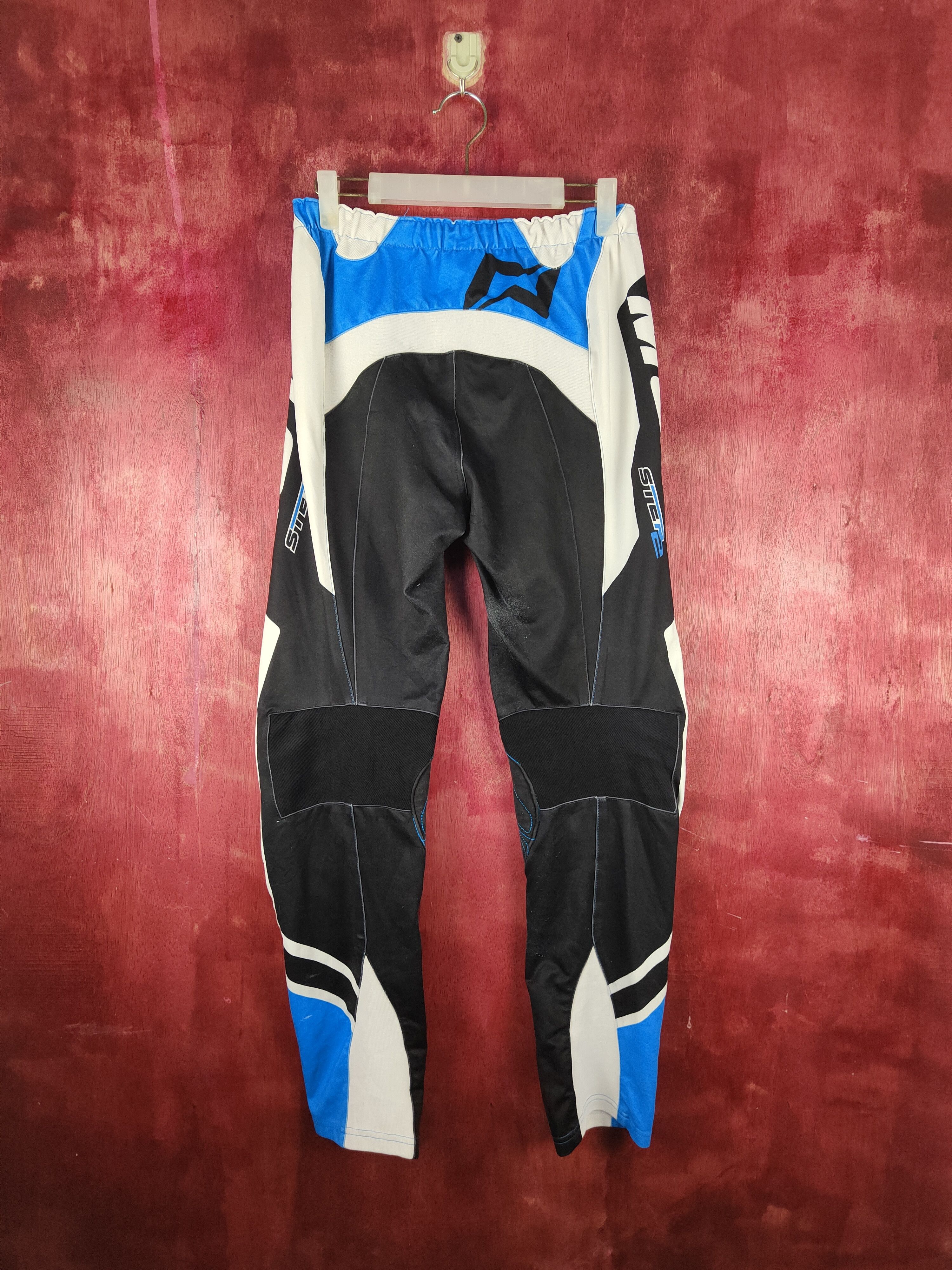 Japanese Brand Mots Blue Motocross Racing Pants #S758 Size US 27 - 8 Thumbnail