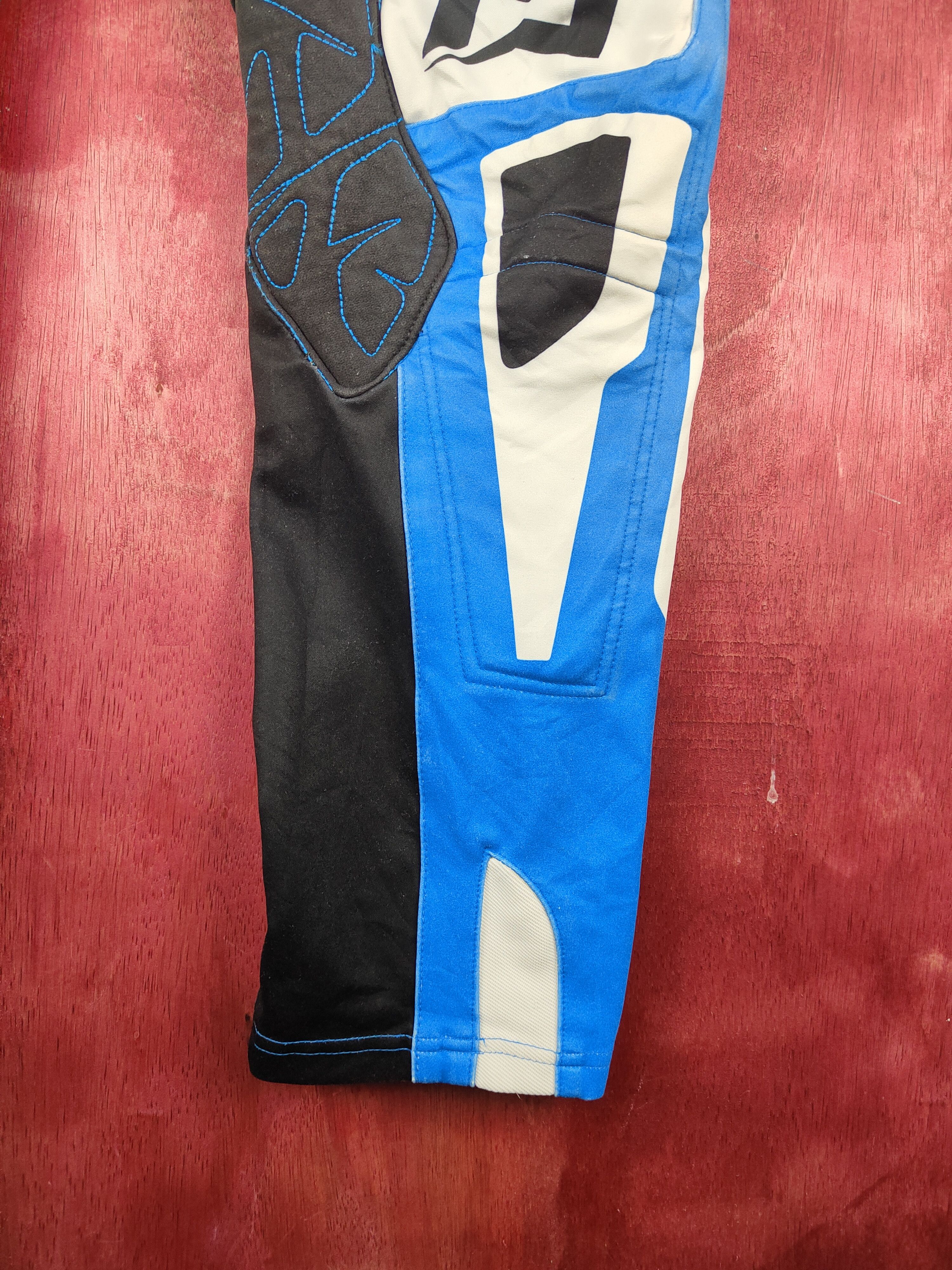 Japanese Brand Mots Blue Motocross Racing Pants #S758 Size US 27 - 7 Thumbnail