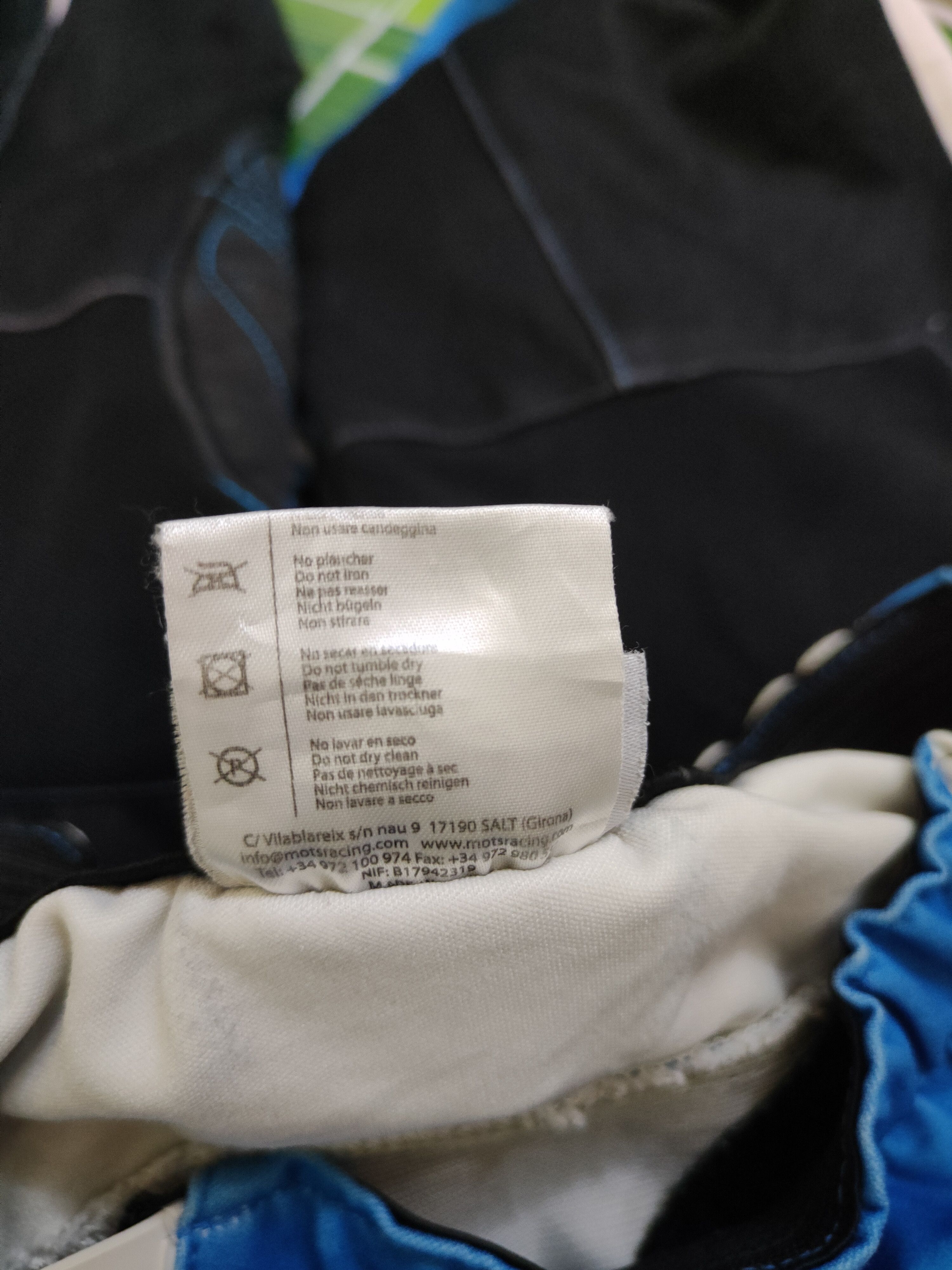 Japanese Brand Mots Blue Motocross Racing Pants #S758 Size US 27 - 18 Thumbnail