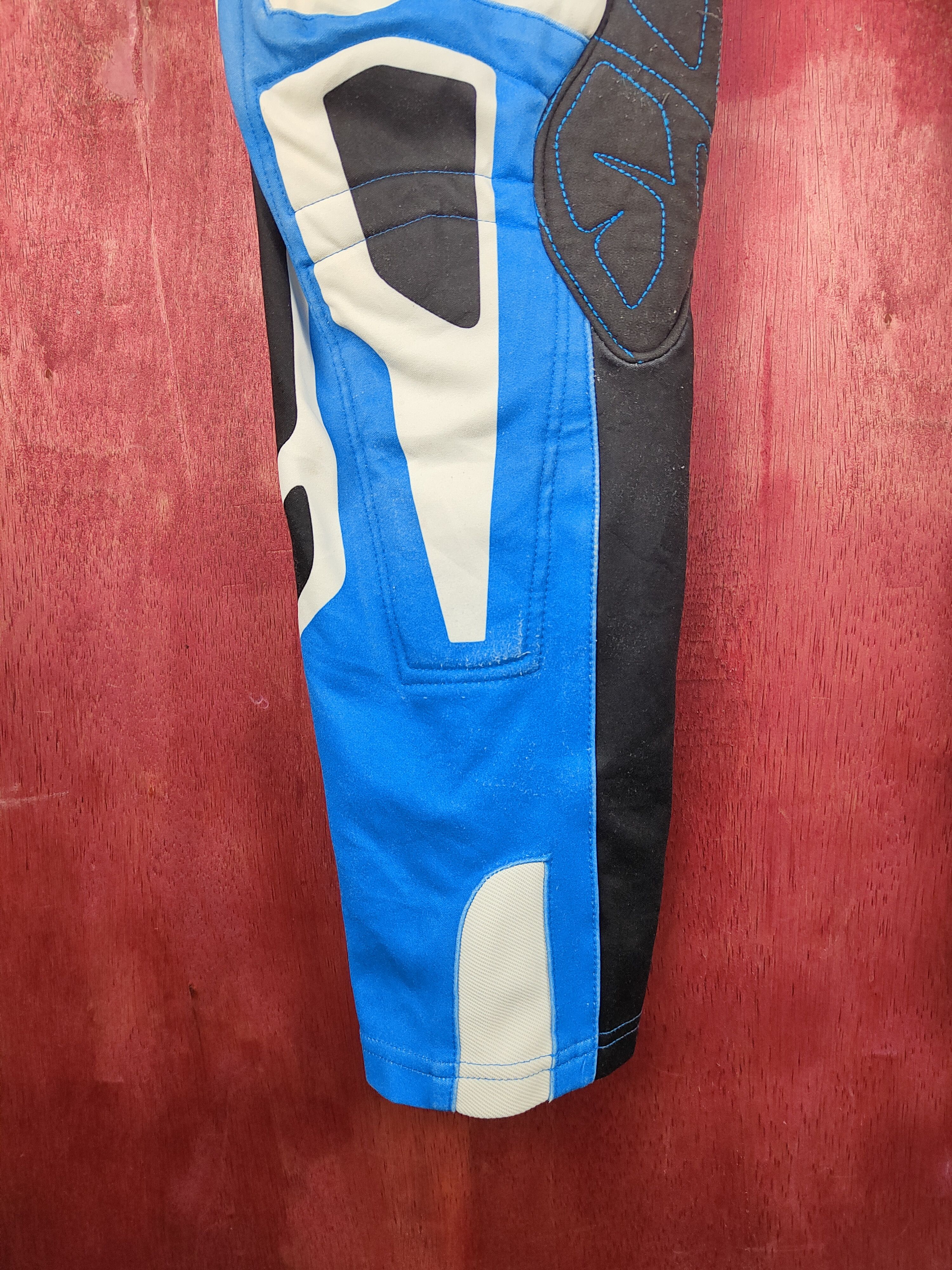 Japanese Brand Mots Blue Motocross Racing Pants #S758 Size US 27 - 5 Thumbnail
