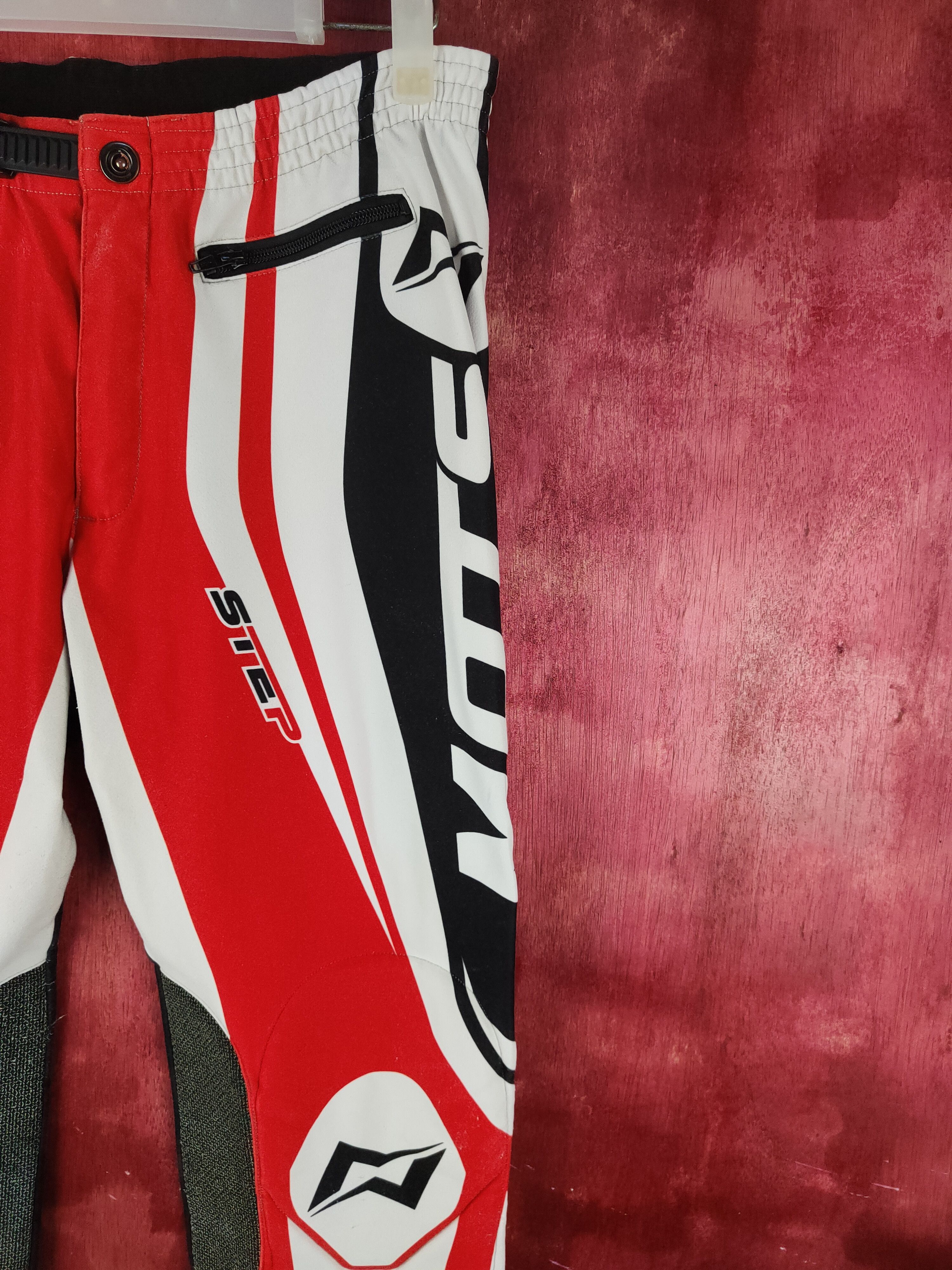 Japanese Brand Mots Red Motocross Racing Pants #S757 Size US 29 - 7 Thumbnail