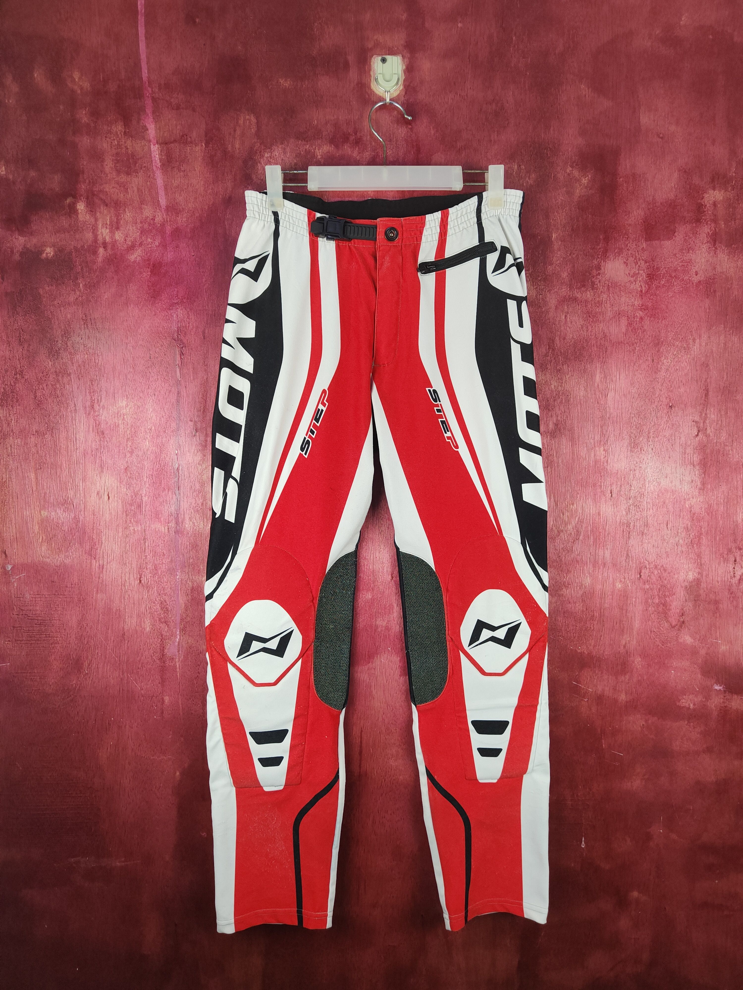 Japanese Brand Mots Red Motocross Racing Pants #S757 Size US 29 - 1 Thumbnail