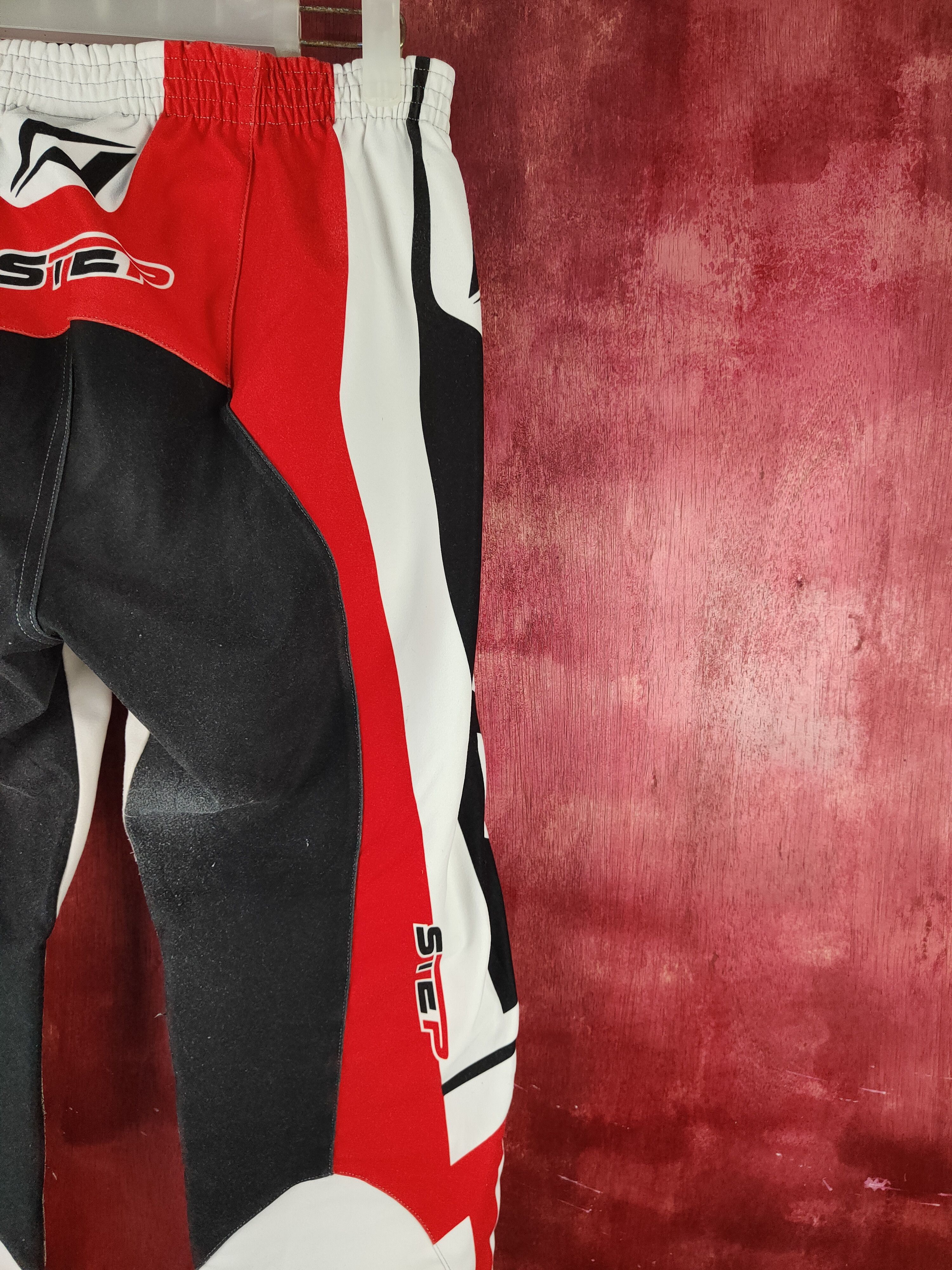 Japanese Brand Mots Red Motocross Racing Pants #S757 Size US 29 - 14 Thumbnail