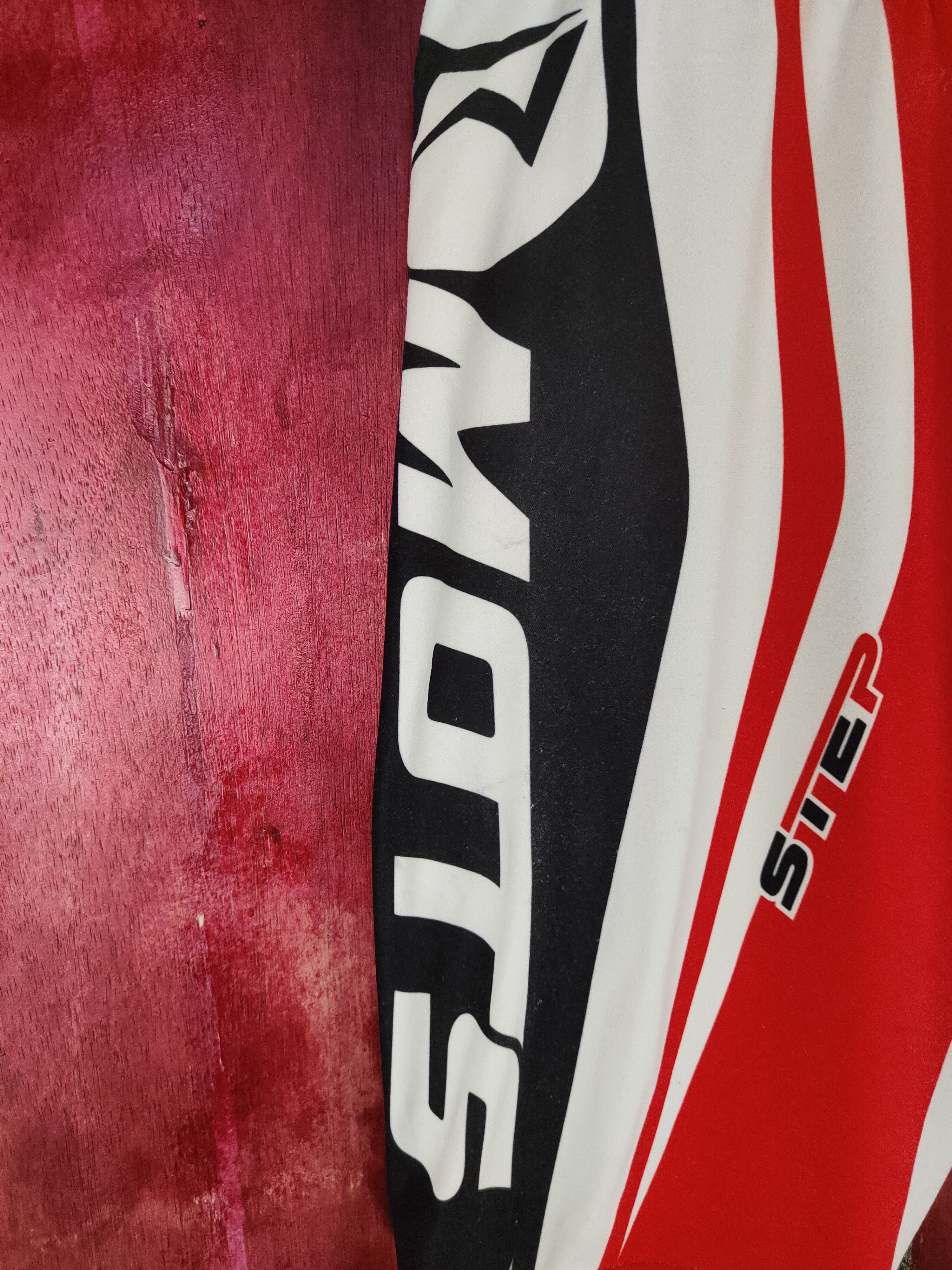Japanese Brand Mots Red Motocross Racing Pants #S757 Size US 29 - 3 Thumbnail