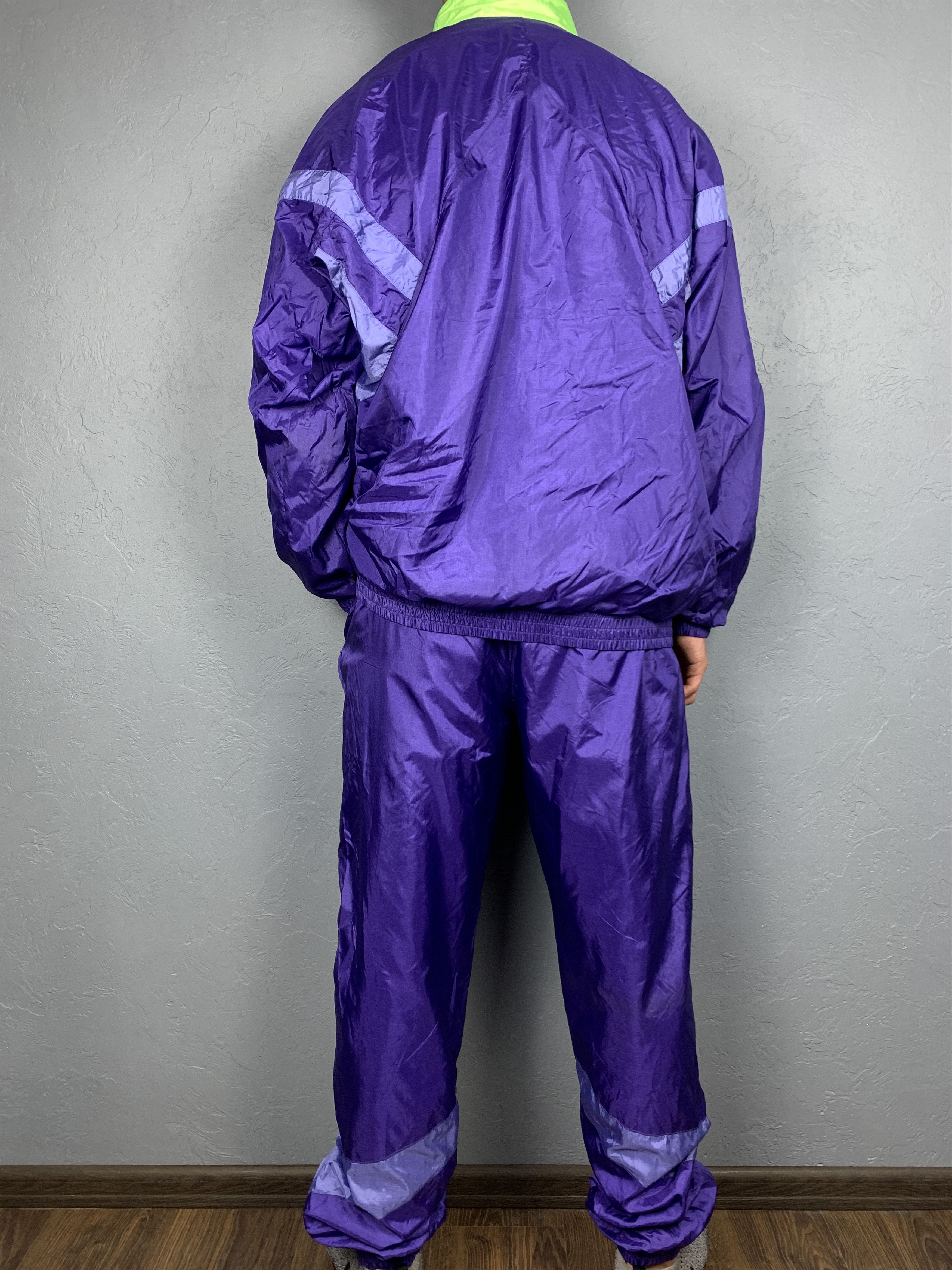 Adidas ADIDAS 90s Vintage Mens Track Suit Jacket & Pants Size US XL / EU 56 / 4 - 2 Thumbnail