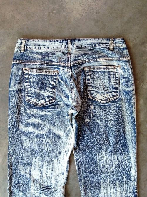 If Six Was Nine Rare HuaDi Japan Street Fashion Retro Punk Pants Size US 30 / EU 46 - 6 Thumbnail