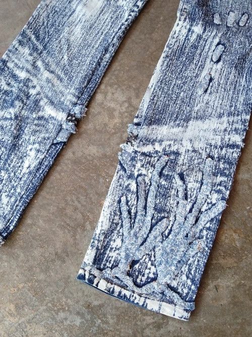 If Six Was Nine Rare HuaDi Japan Street Fashion Retro Punk Pants Size US 30 / EU 46 - 9 Thumbnail