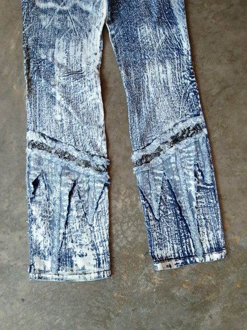 If Six Was Nine Rare HuaDi Japan Street Fashion Retro Punk Pants Size US 30 / EU 46 - 3 Thumbnail