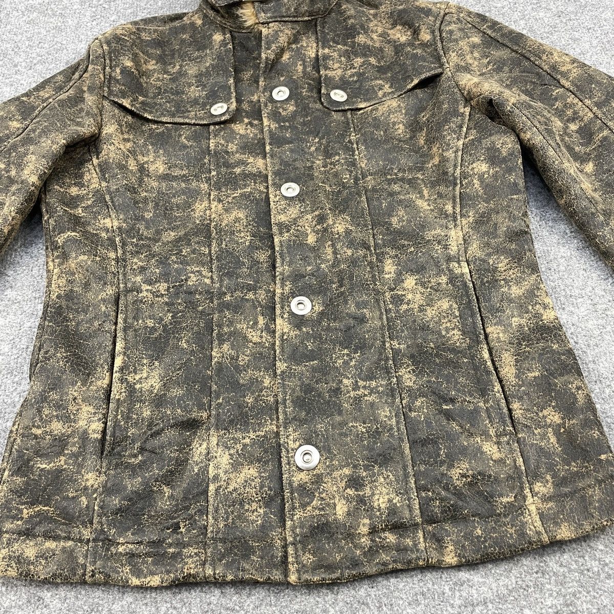 Japanese Brand × Vintage Vintage Japanese Brand Punk Leather Jacket Size US S / EU 44-46 / 1 - 8 Thumbnail