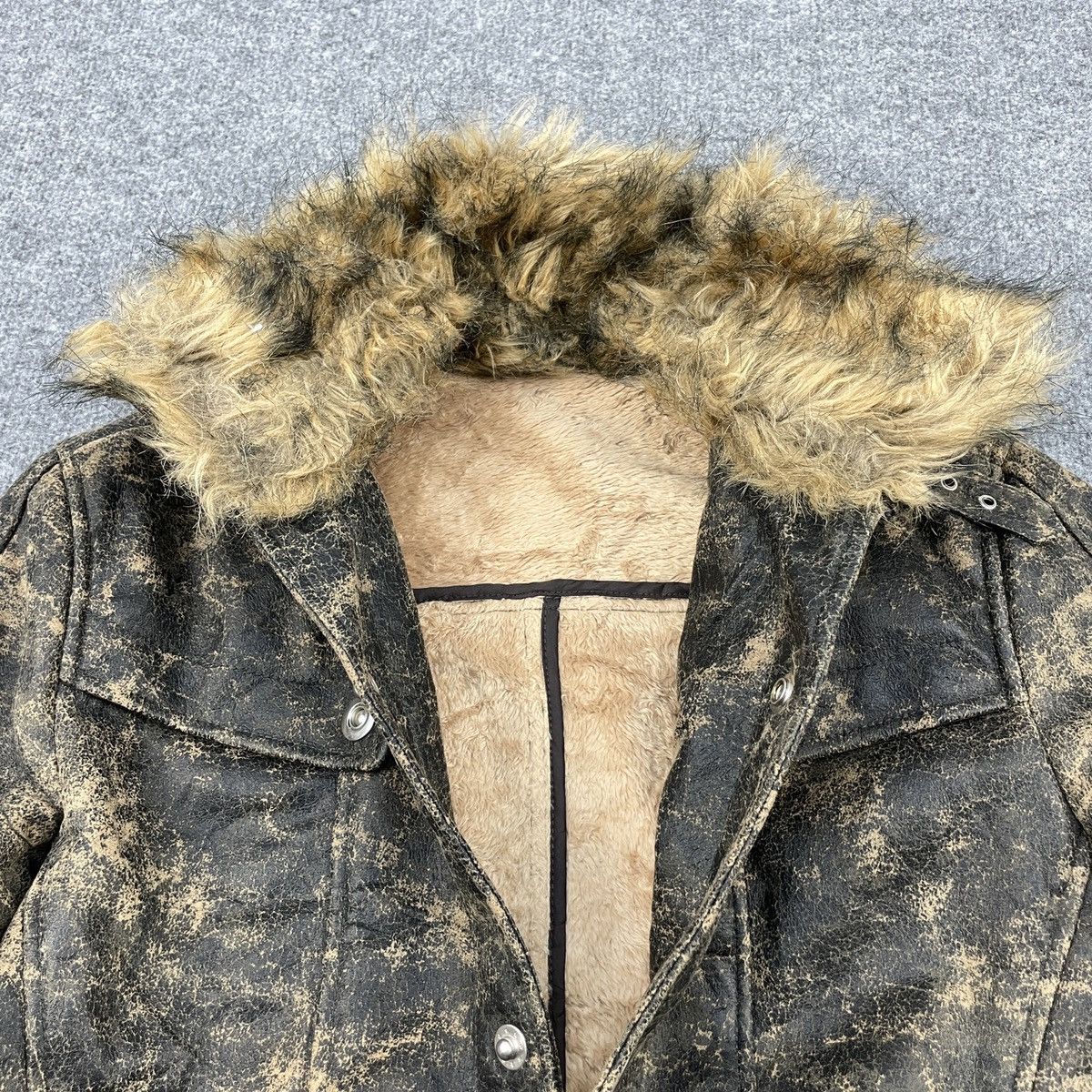 Japanese Brand × Vintage Vintage Japanese Brand Punk Leather Jacket Size US S / EU 44-46 / 1 - 10 Thumbnail