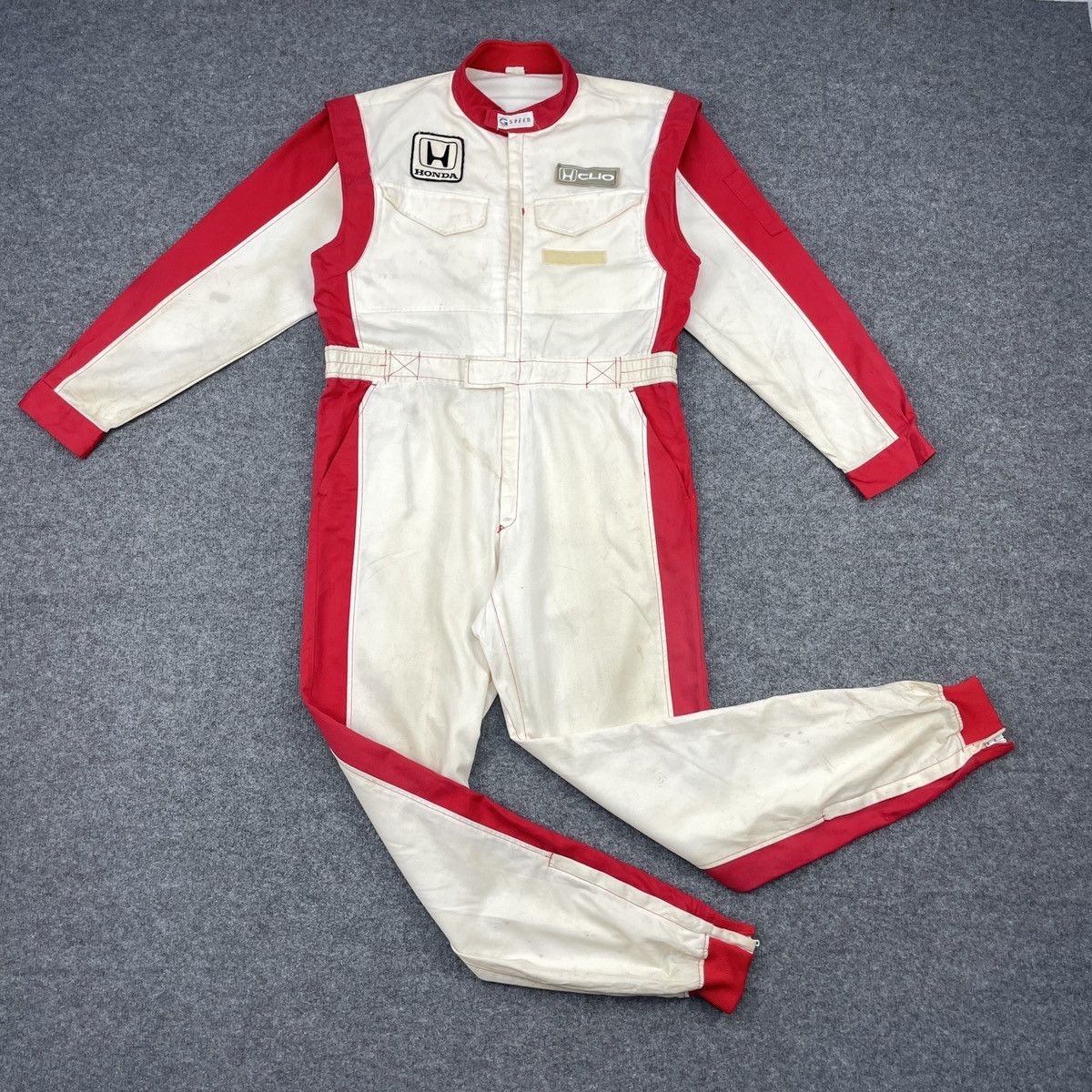 Honda Vintage Honda Motorsports G-Speed Overalls Jumpsuits Size US 40 / EU 56 - 2 Thumbnail