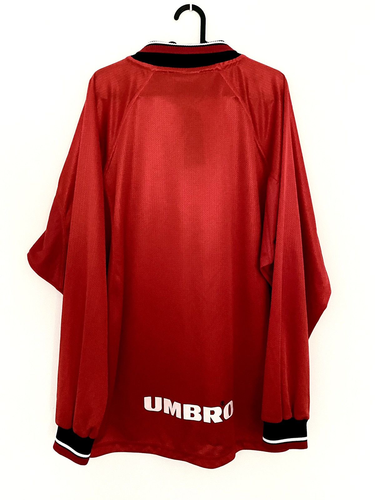 Umbro × Vintage 1998 1999 Umbro Vintage Retro Template Soccer Long Jersey Size US L / EU 52-54 / 3 - 5 Thumbnail