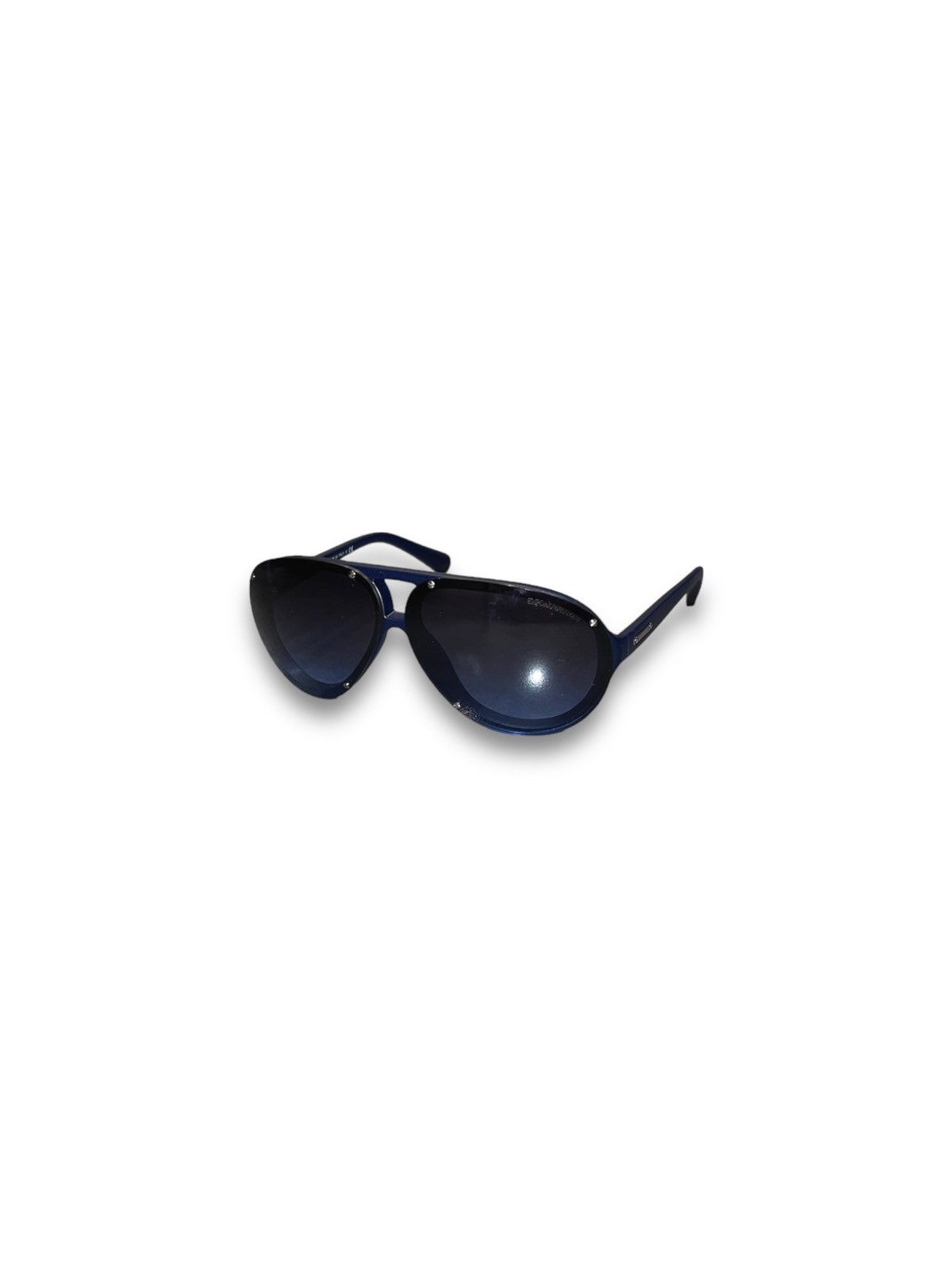 Emporio Armani Emporio Armani EA4010 5088/8F Dark Blue Aviator Sunglasses Size ONE SIZE - 1 Thumbnail