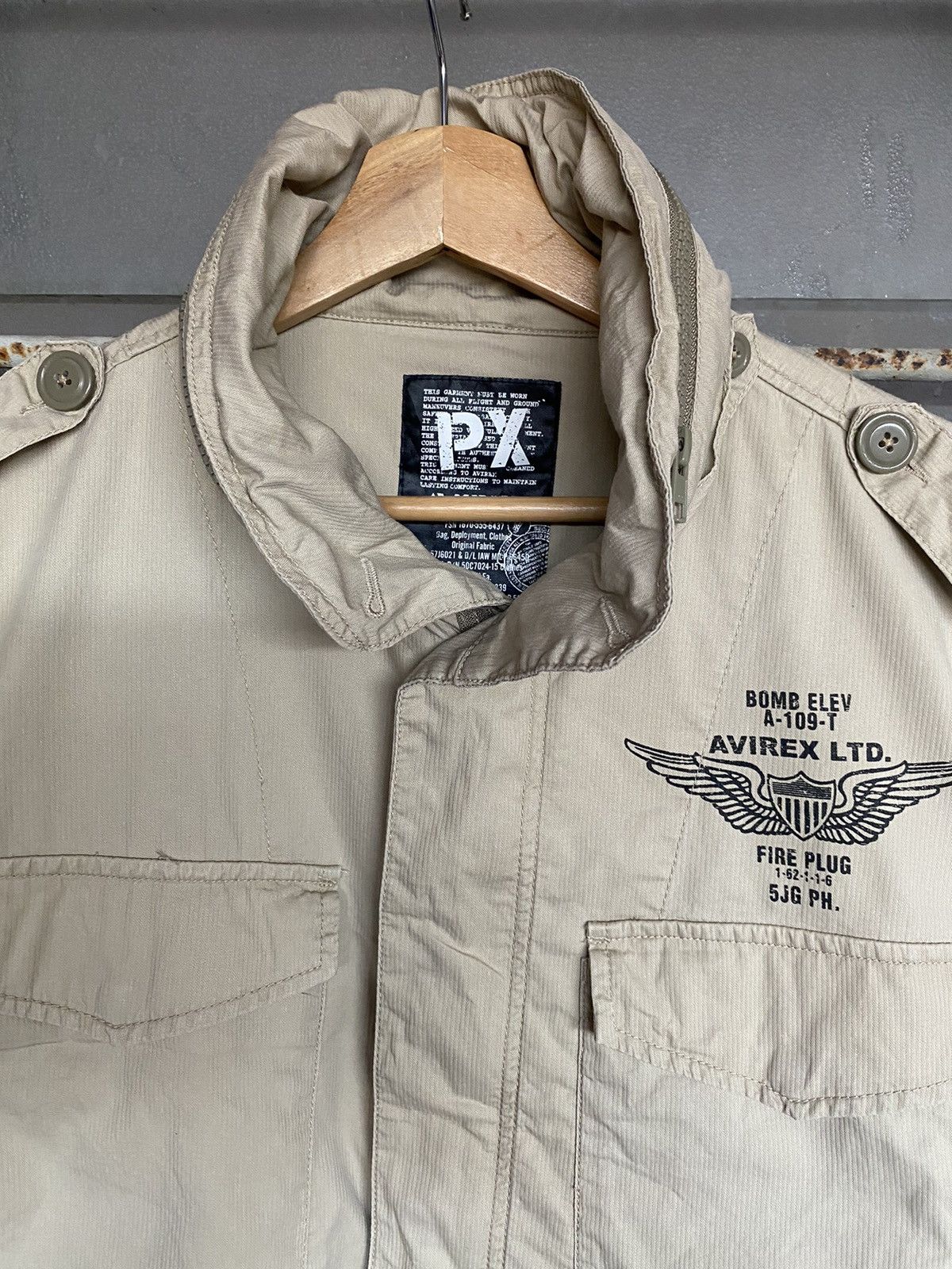 Avirex × Vintage Avirex Px M-65 Light Jacket Size US L / EU 52-54 / 3 - 6 Thumbnail