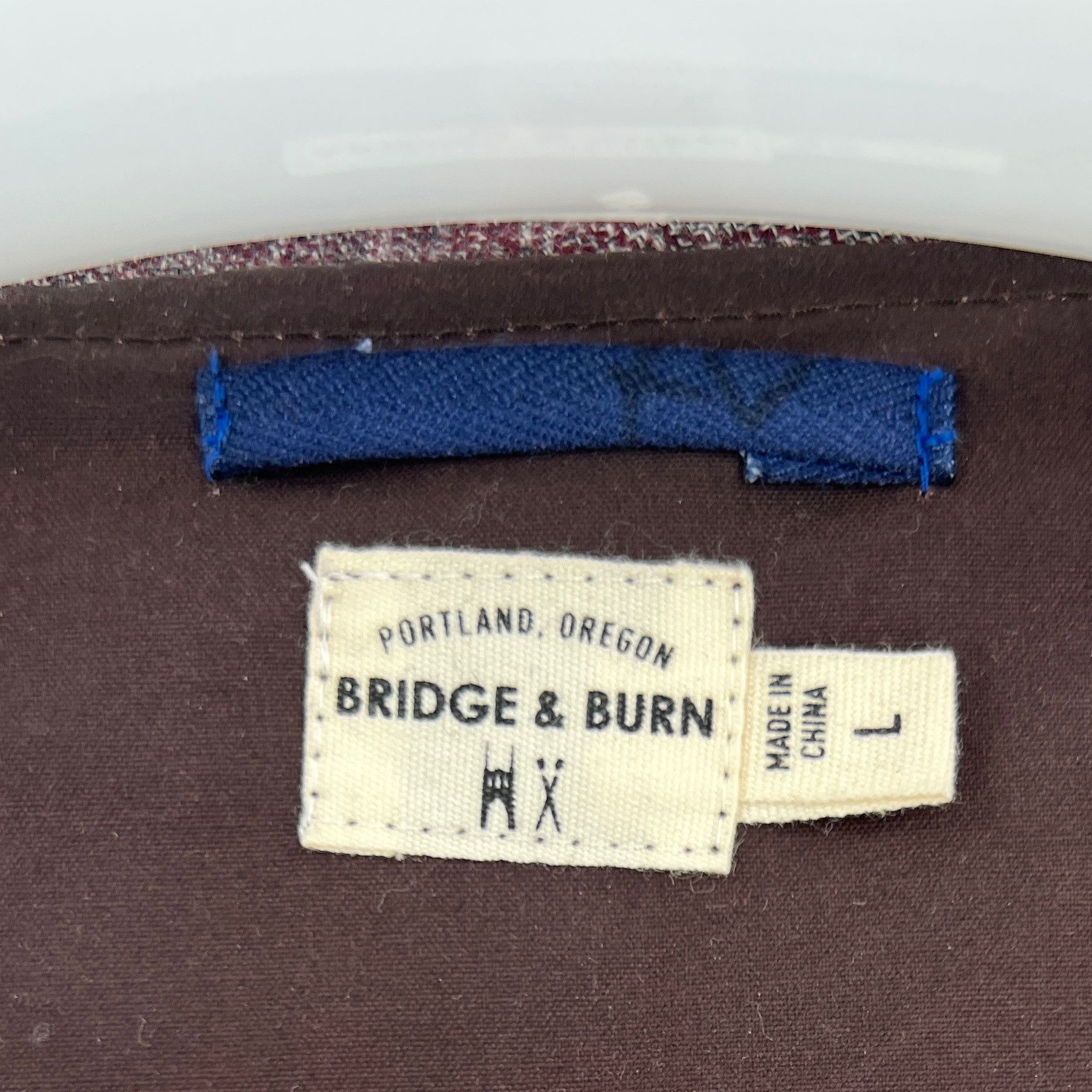Bridge & Burn Bridge & Burn George Oxblood Waxed Cotton Jacket Size US L / EU 52-54 / 3 - 8 Thumbnail