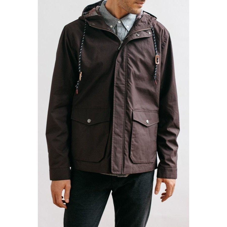 Bridge & Burn Bridge & Burn George Oxblood Waxed Cotton Jacket Size US L / EU 52-54 / 3 - 1 Thumbnail