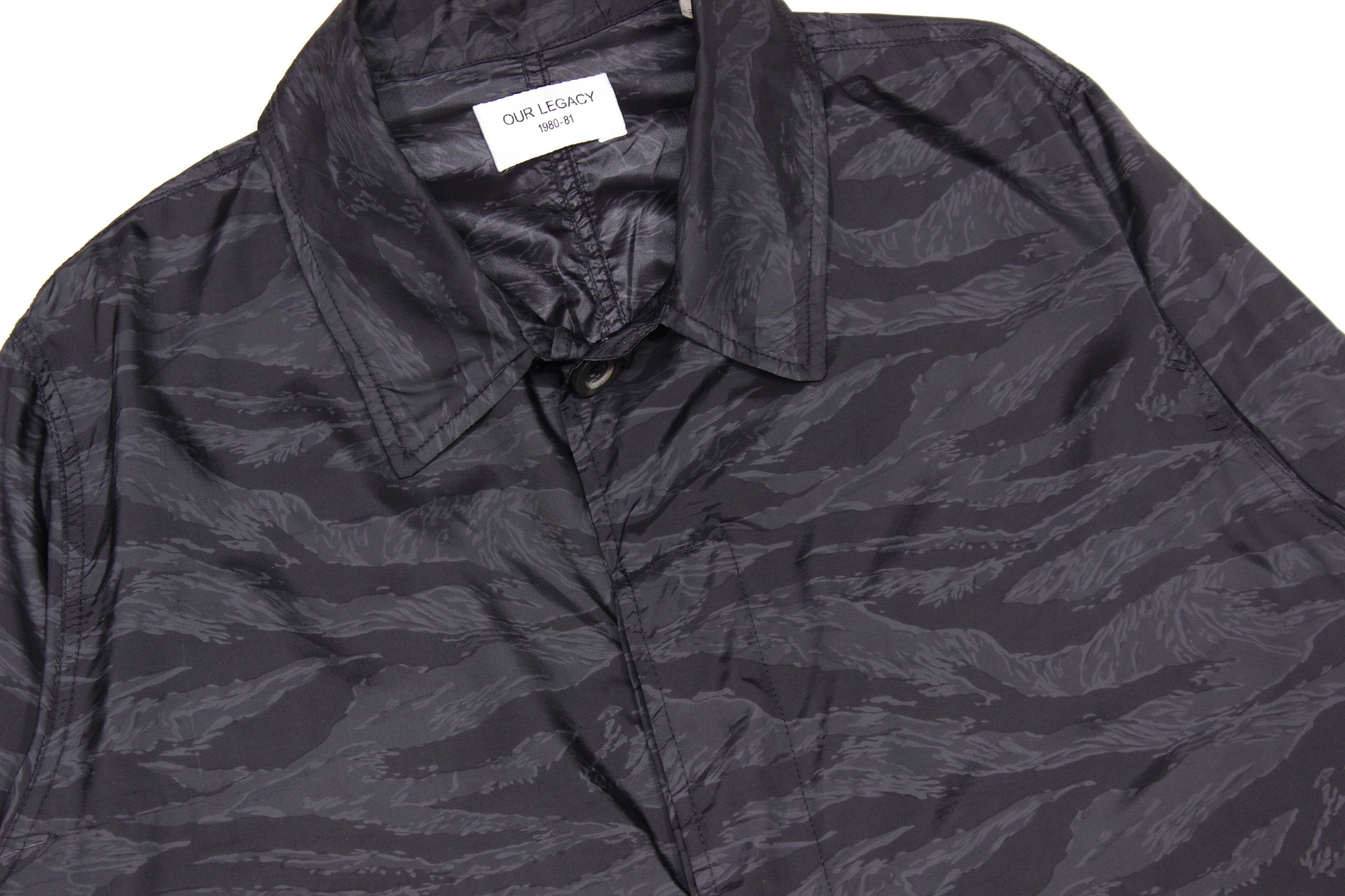 Our Legacy Camo Nylon Long Jacket Size US L / EU 52-54 / 3 - 3 Thumbnail