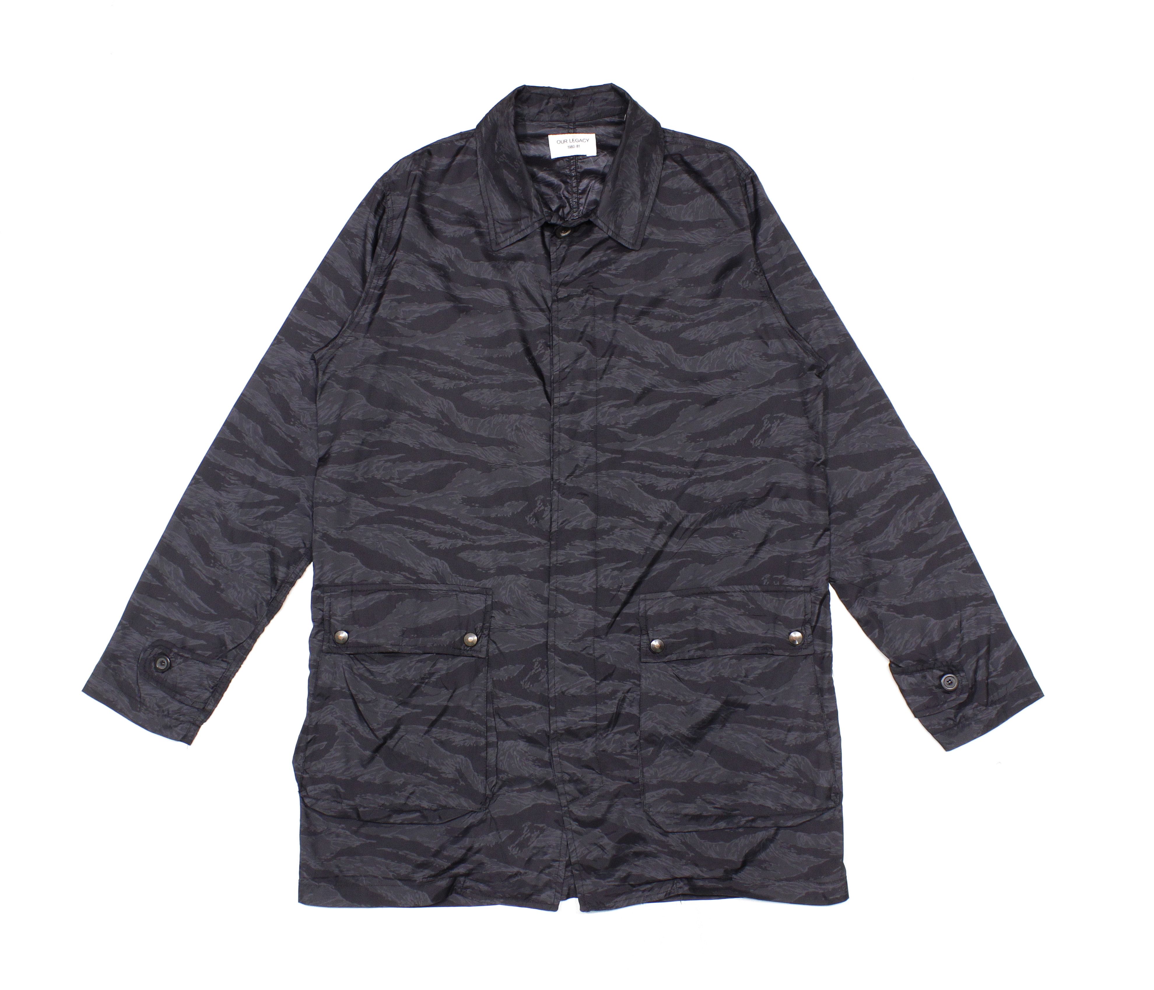 Our Legacy Camo Nylon Long Jacket Size US L / EU 52-54 / 3 - 1 Thumbnail