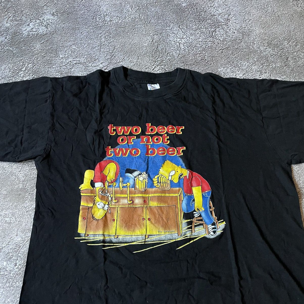 Vintage Vintage Y2K Sun Faded Graphic Tee Cartoon Print Black XL Size US XL / EU 56 / 4 - 5 Thumbnail