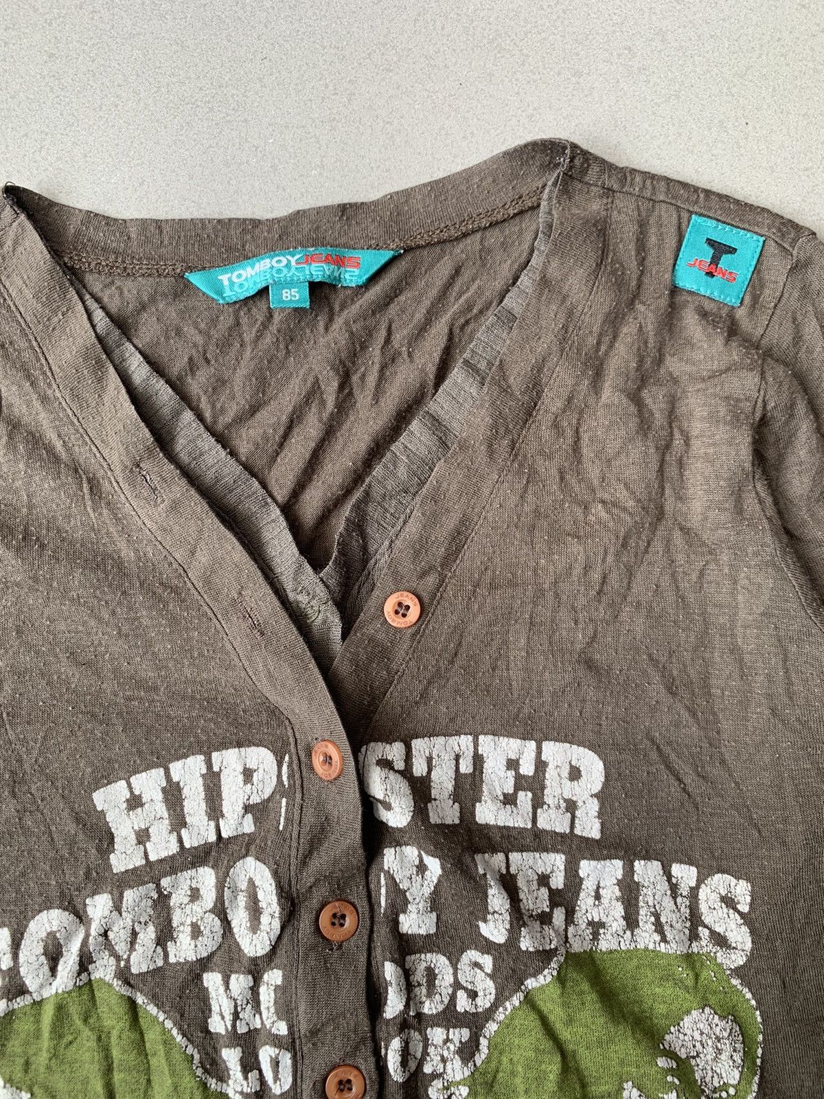Beauty Beast × Japanese Brand × Jean Paul Gaultier Japanese Y2k Tomboy Jeans Hipster Glam Rock Mesh Long Sleeve Size M / US 6-8 / IT 42-44 - 4 Thumbnail