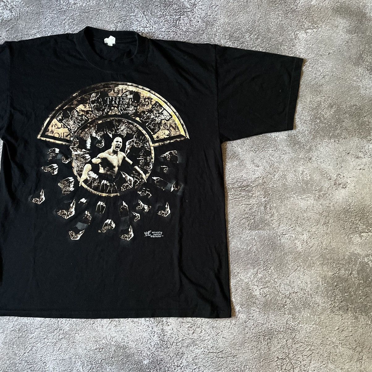 Vintage Vintage 90s Occult Graphic Tee Oversized Grunge Black XL Size US XL / EU 56 / 4 - 4 Thumbnail