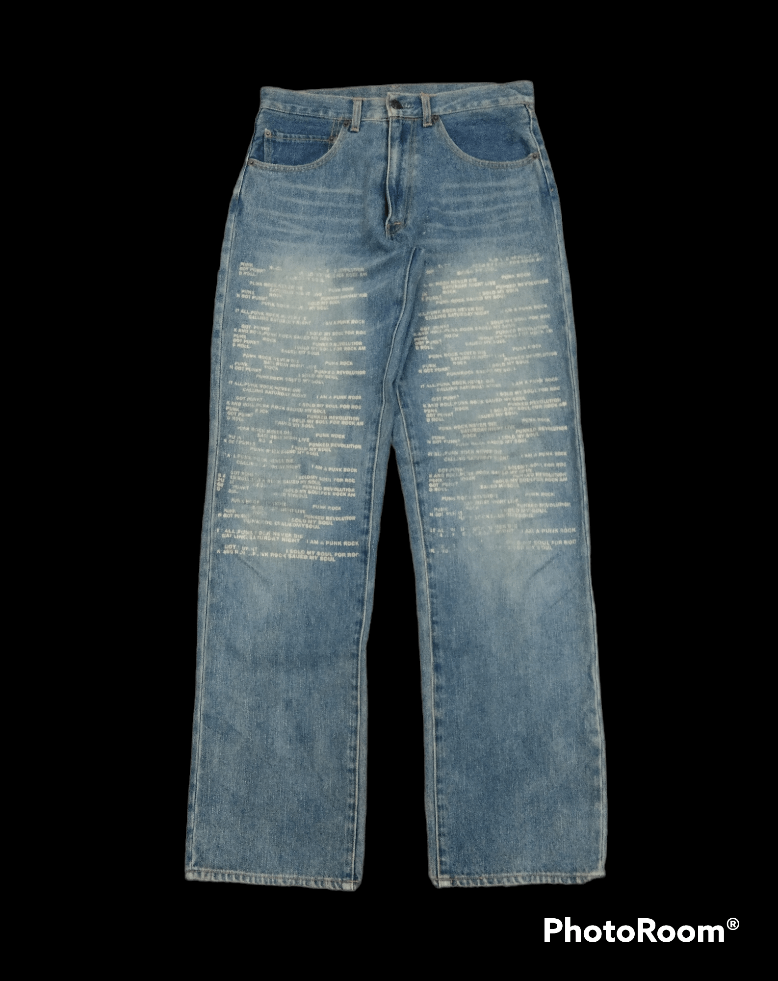 Japanese Brand SICK NYLAUS ILLUSTRATION LIKE HYSTERIC GLAMOUR Size US 30 / EU 46 - 1 Thumbnail