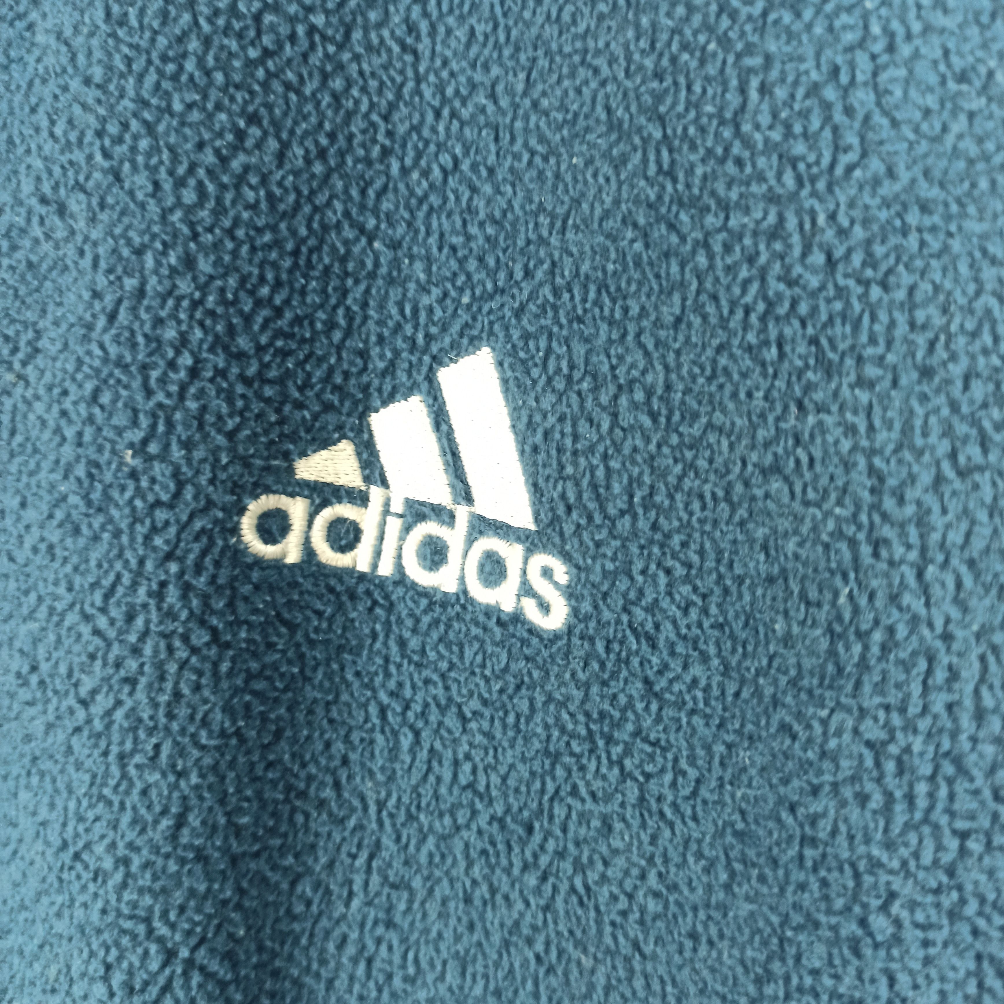 Descente Vintage Adidas Fleece Jacket Full Zipper Size US L / EU 52-54 / 3 - 6 Thumbnail
