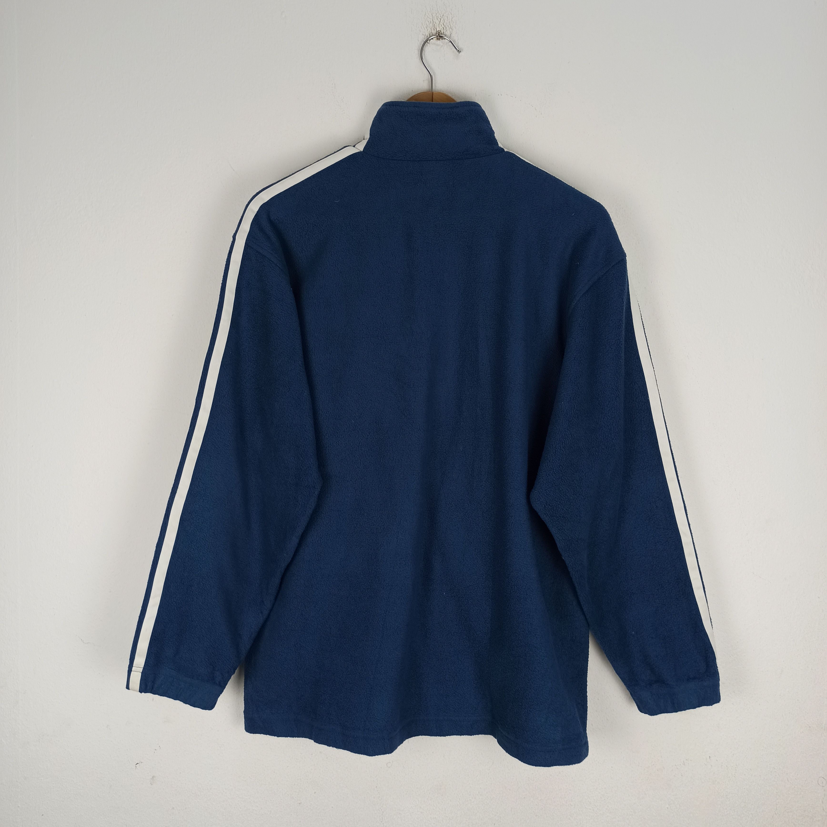 Descente Vintage Adidas Fleece Jacket Full Zipper Size US L / EU 52-54 / 3 - 5 Thumbnail