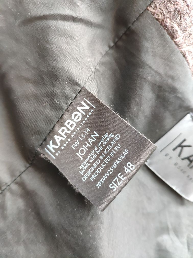 Karbon Destroyed wool coat.Runs like Julius or RIck Owens coats Size US M / EU 48-50 / 2 - 12 Thumbnail