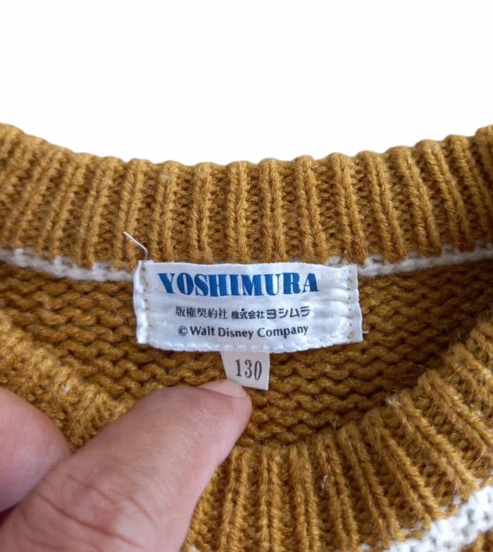 Disney × Homespun Knitwear × Mickey Mouse Yoshimura Mickey Mouse Knitwear Sweatshirt Size US XS / EU 42 / 0 - 8 Thumbnail