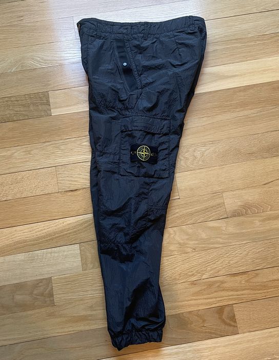 Nylon seersucker cargo pants