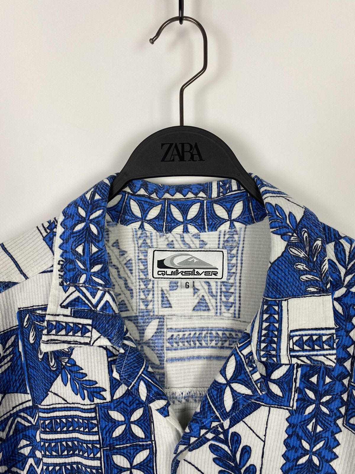 Quiksilver 1990’s Vintage Quiksilver Cotton Floral Hawaiian Aloha Shirt Size US L / EU 52-54 / 3 - 2 Thumbnail