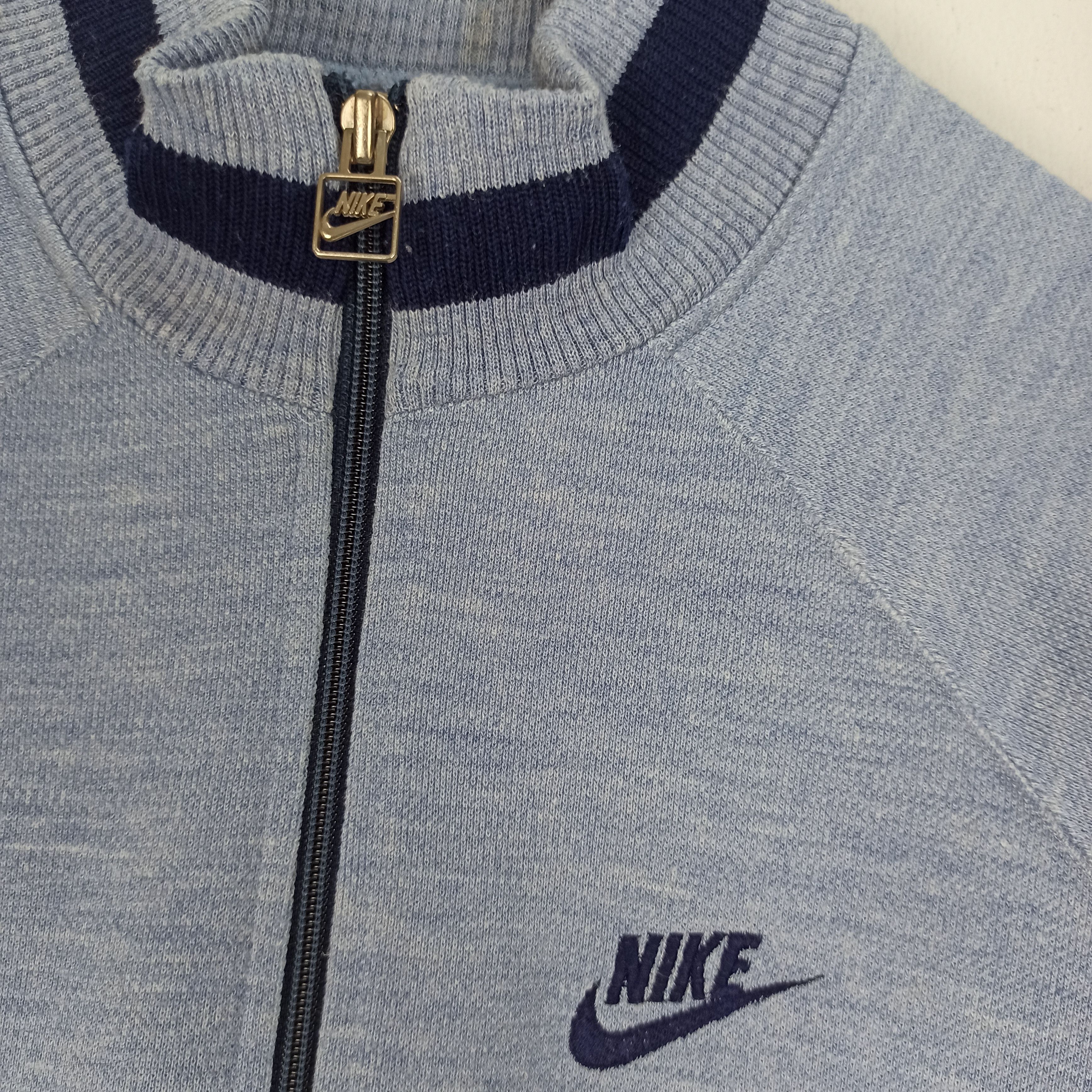 Nike Vintage 80s Nike Tracktop Sweater Full Zipper Size US S / EU 44-46 / 1 - 4 Thumbnail