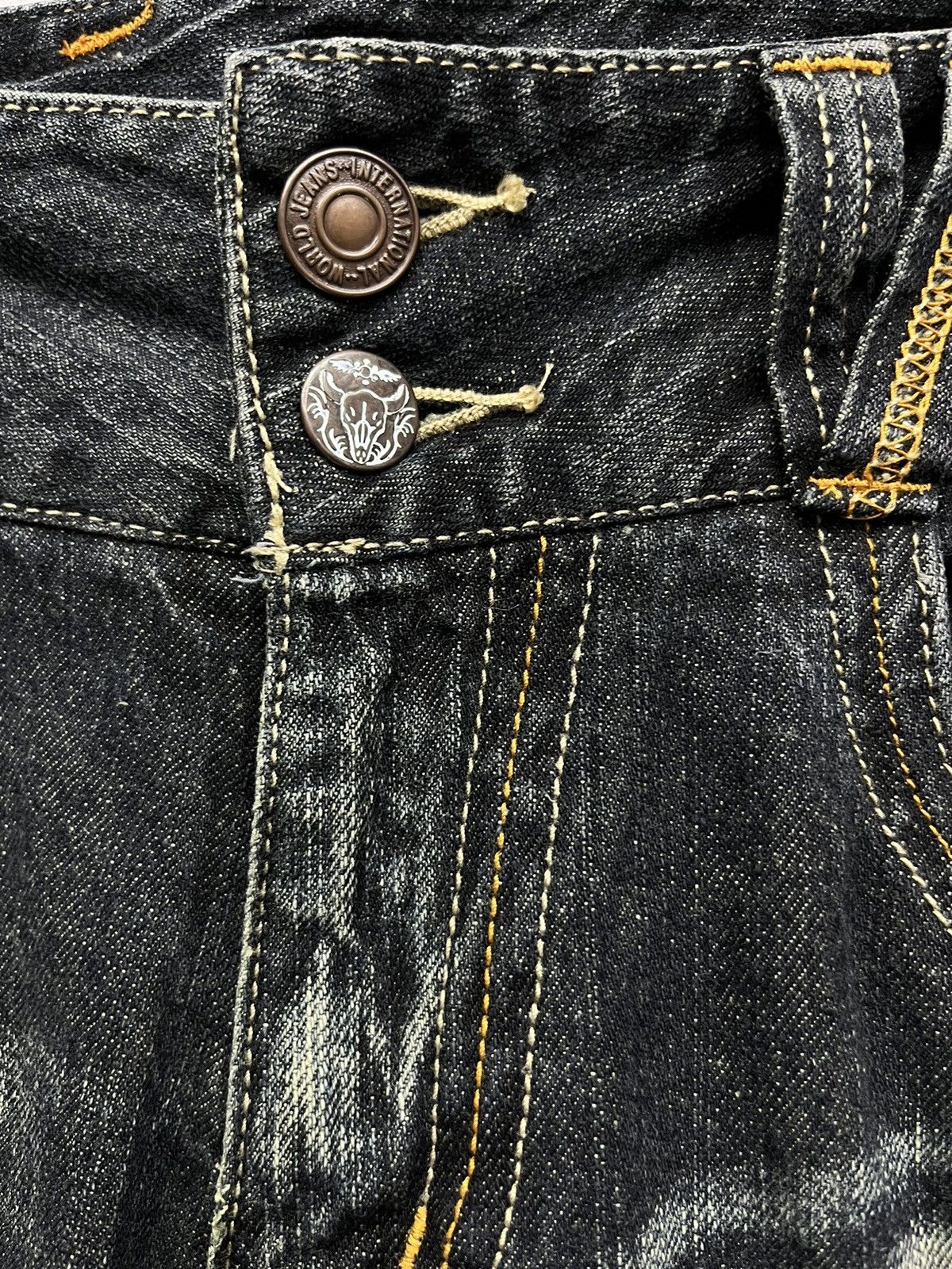 Japanese Brand × Roots × Seditionaries 🔥Vintage ROOT THREE STYLE Punk Whiskered Flare Buckle Back Size US 30 / EU 46 - 12 Thumbnail