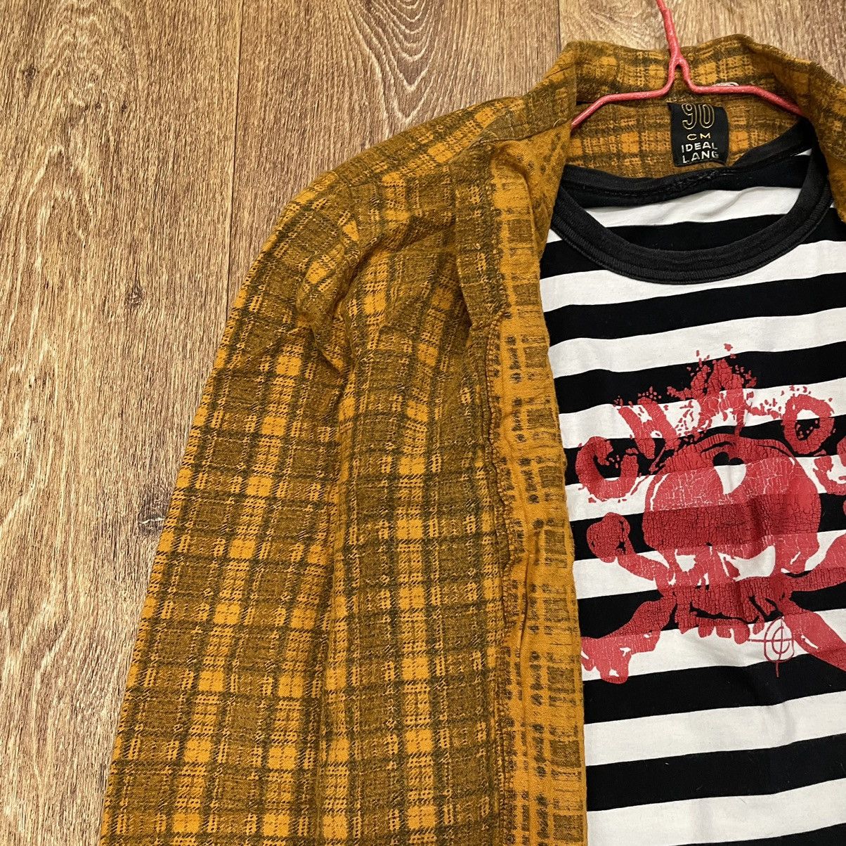 Vintage Vintage Y2K Checkered Shirt Striped Graphic Grunge Indie M Size US M / EU 48-50 / 2 - 4 Thumbnail