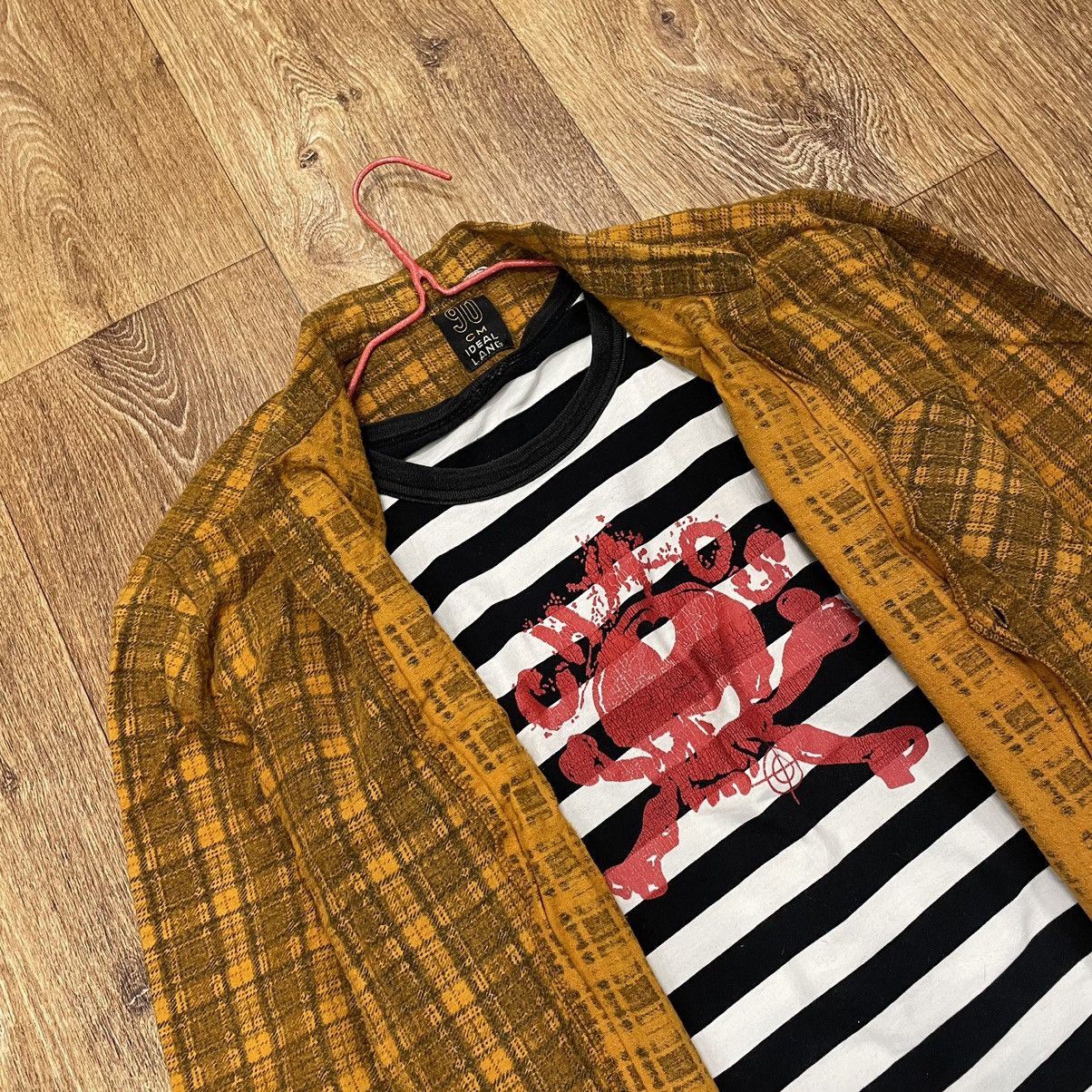 Vintage Vintage Y2K Checkered Shirt Striped Graphic Grunge Indie M Size US M / EU 48-50 / 2 - 5 Thumbnail