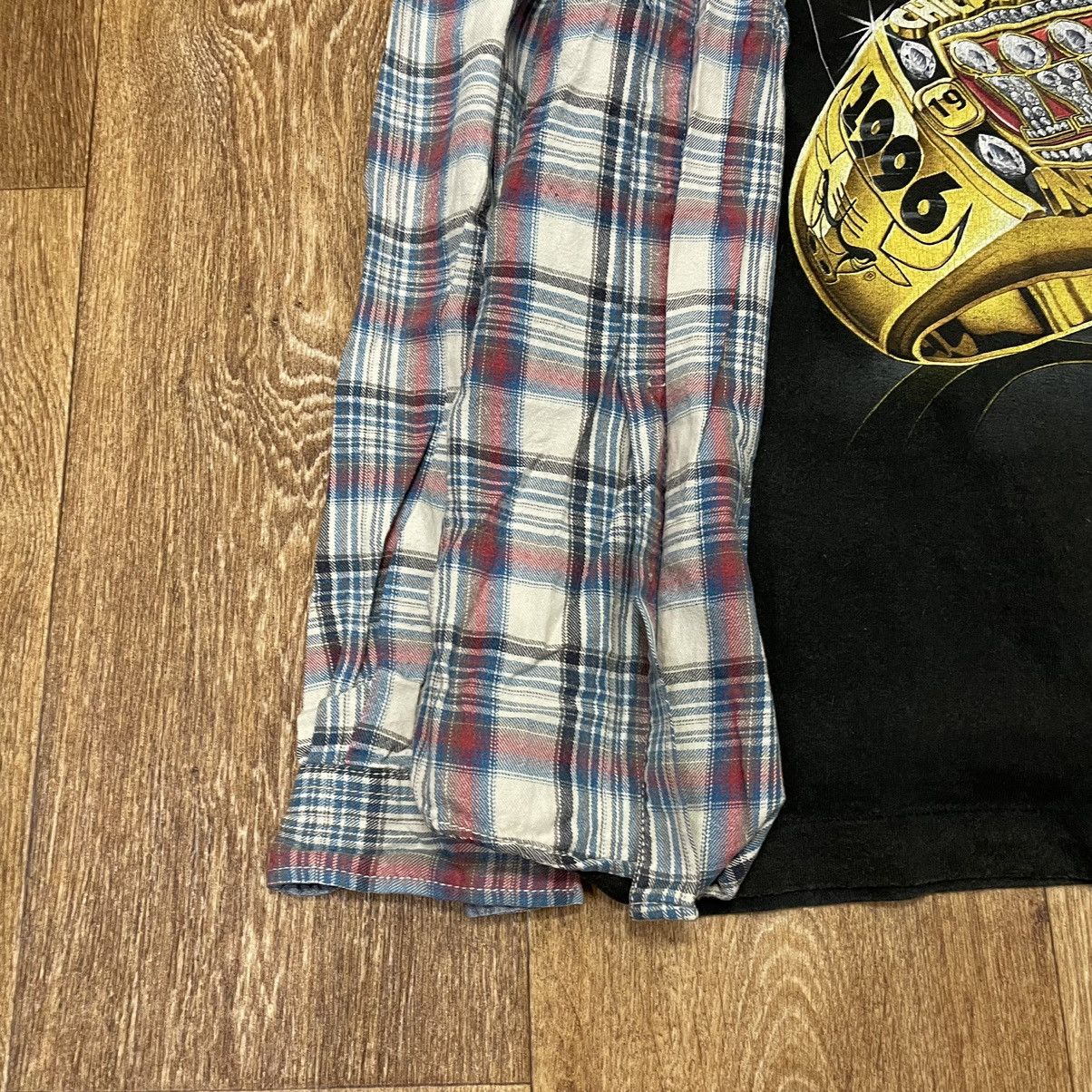 Vintage Vintage 90s Checkered Shirt Grunge Skate Oversized Faded XL Size US XL / EU 56 / 4 - 2 Thumbnail