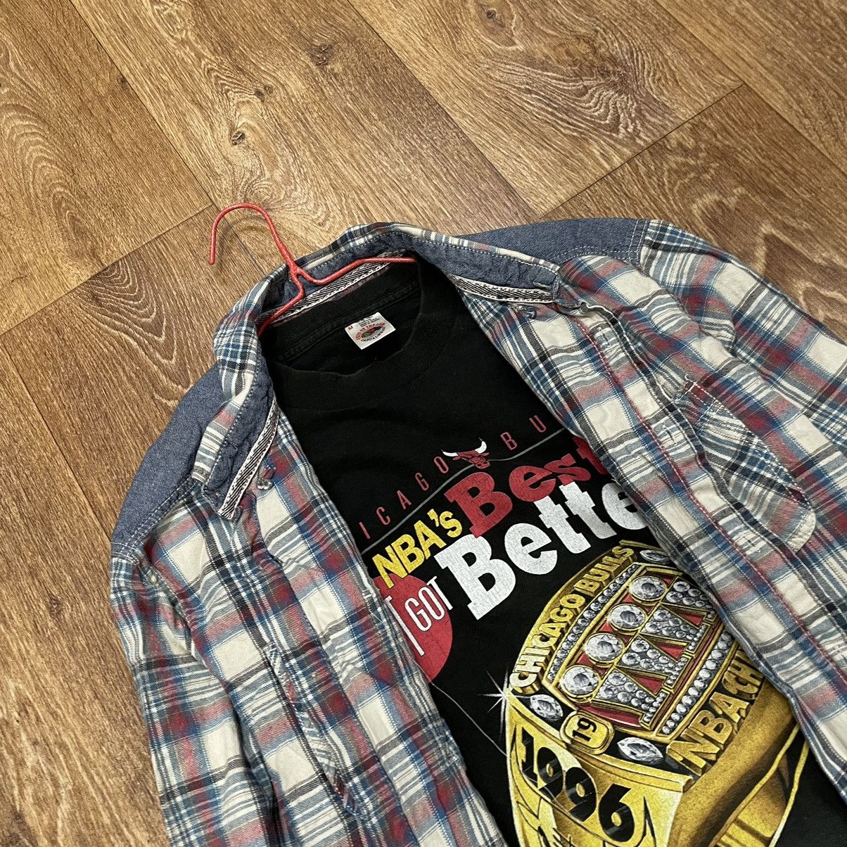 Vintage Vintage 90s Checkered Shirt Grunge Skate Oversized Faded XL Size US XL / EU 56 / 4 - 5 Thumbnail