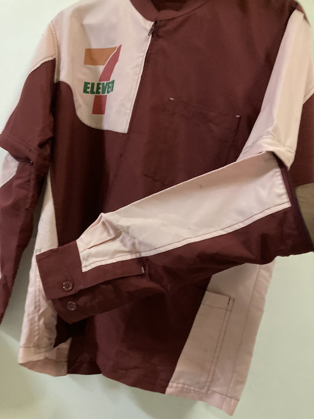 Uniform Wares × Vintage VINTAGE 7 ELEVEN FULL ZIP UNIFORM Size US L / EU 52-54 / 3 - 10 Thumbnail