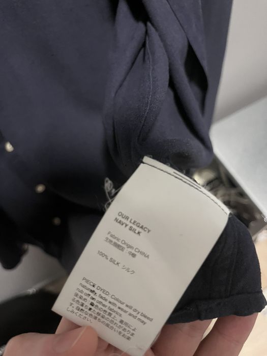 Our Legacy Our Legacy Classic Silk Shirt | Grailed