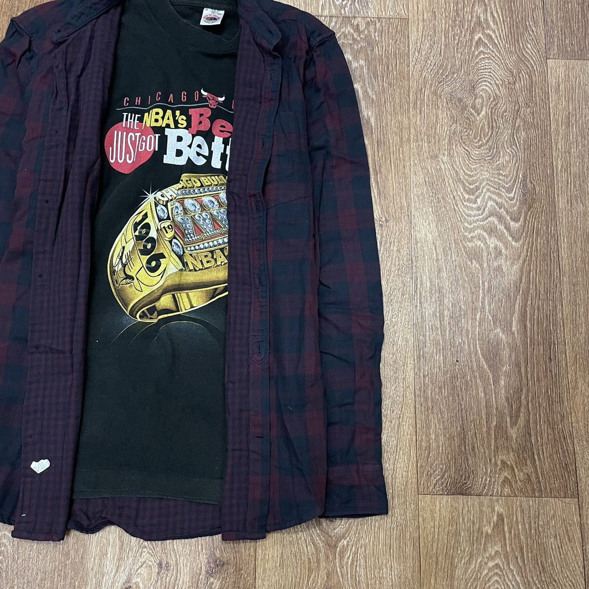 Flannel Vintage Flannel Checkered Shirt Travis Style Size US M / EU 48-50 / 2 - 2 Thumbnail