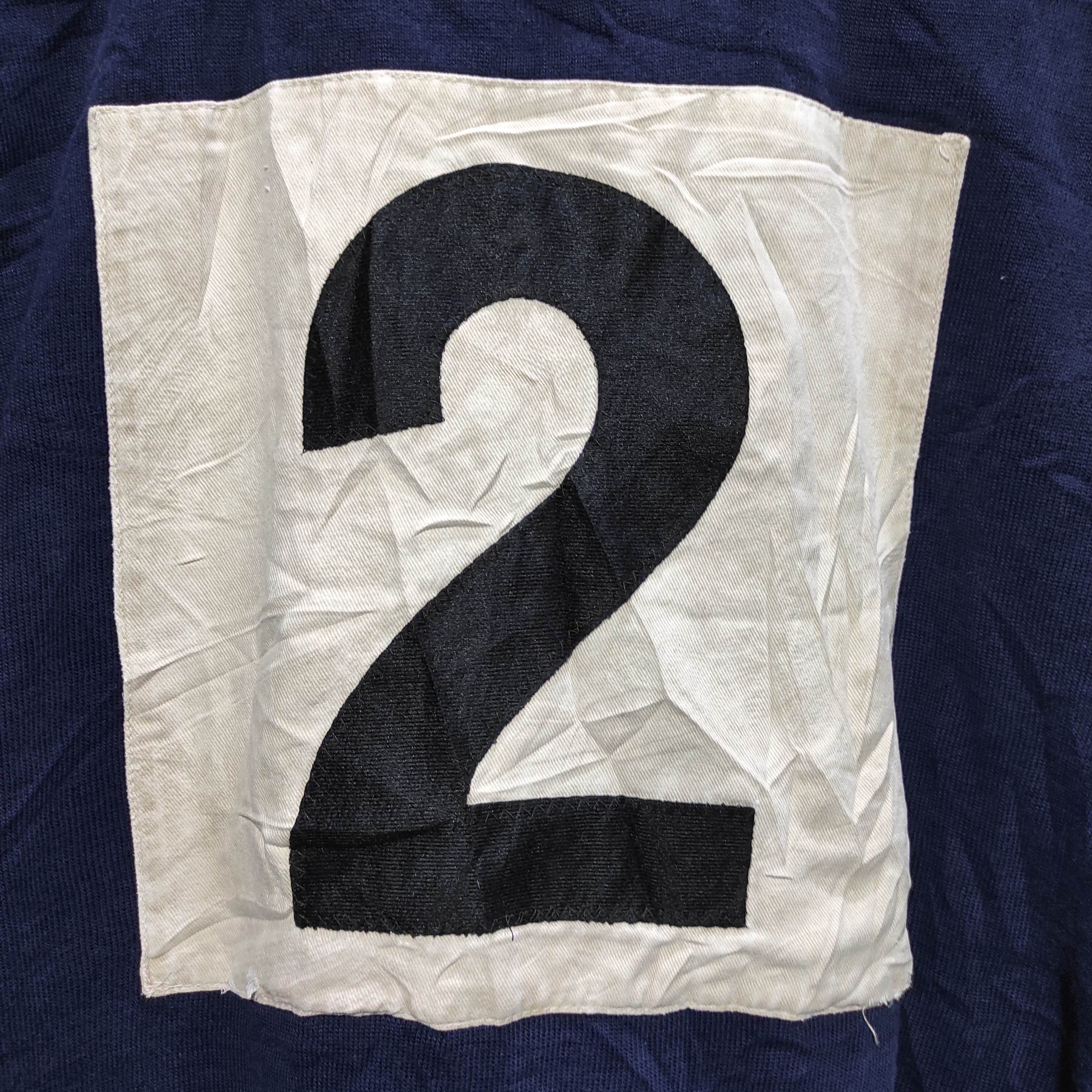 Vintage Vintage 90s No 2 Match Worn Rugby Shirt Adults Large Size US L / EU 52-54 / 3 - 17 Thumbnail