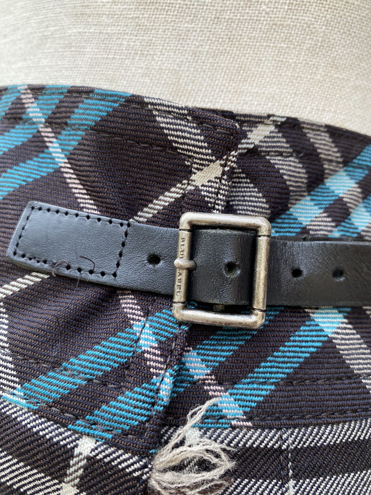 Burberry vintage blue nova check skirt Size 28" / US 6 / IT 42 - 6 Thumbnail