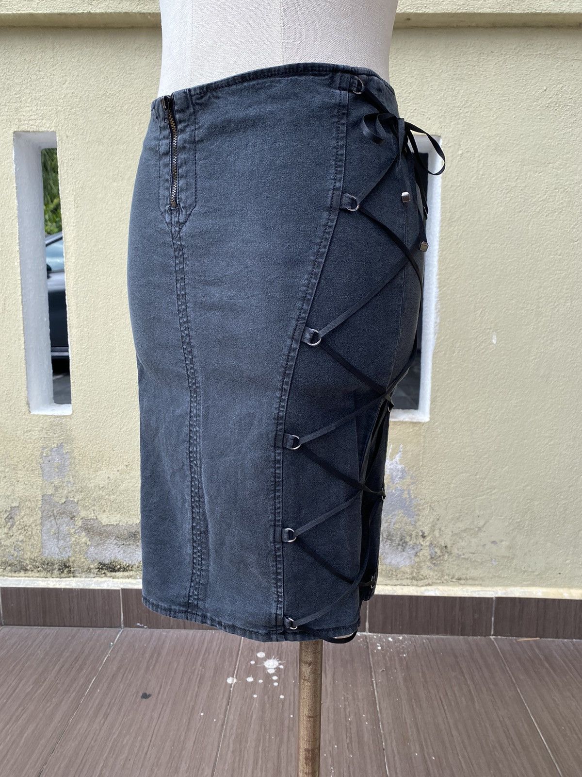 Versace black skirt Size 30" / US 8 / IT 44 - 2 Thumbnail