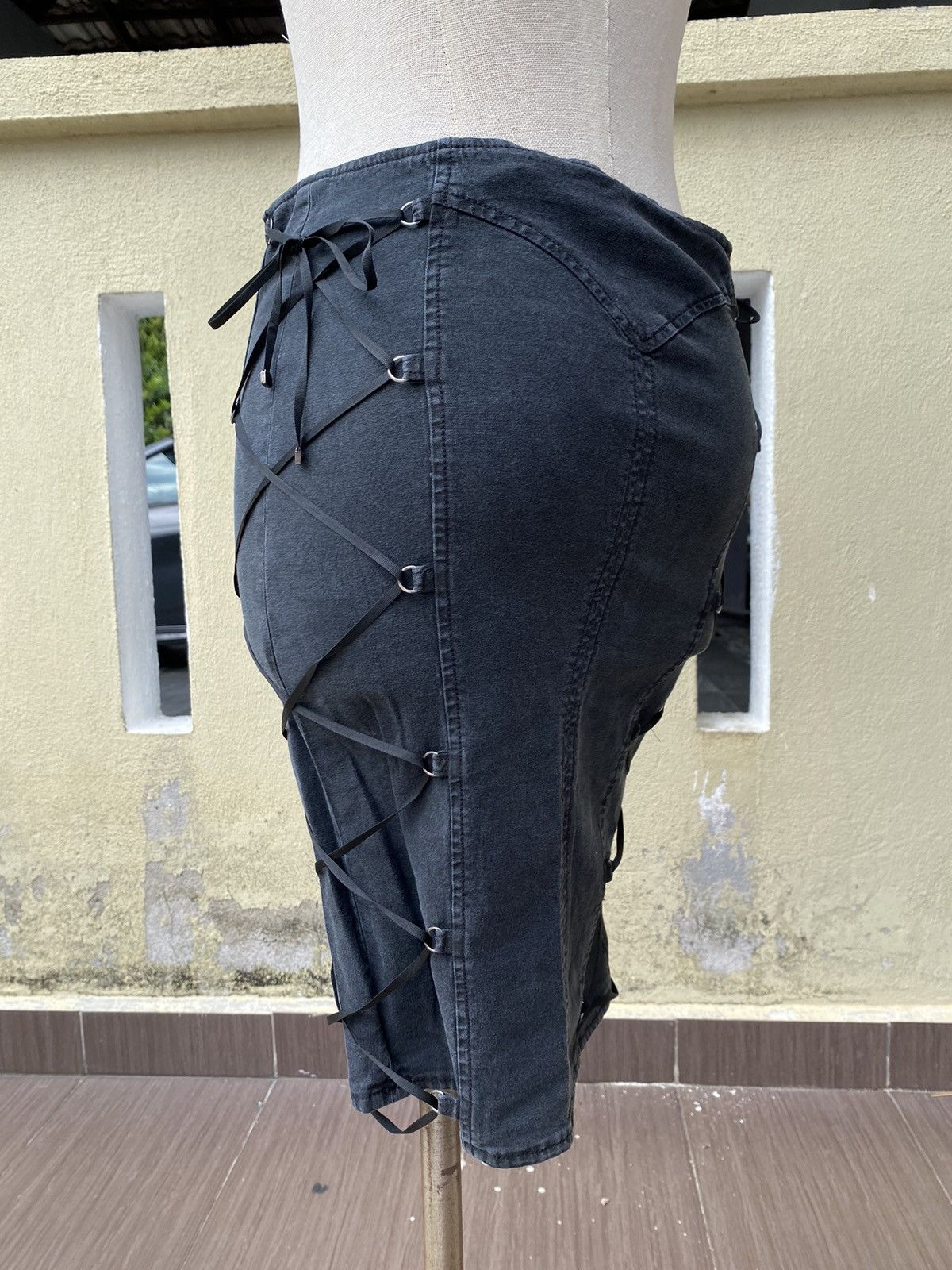 Versace black skirt Size 30" / US 8 / IT 44 - 3 Thumbnail